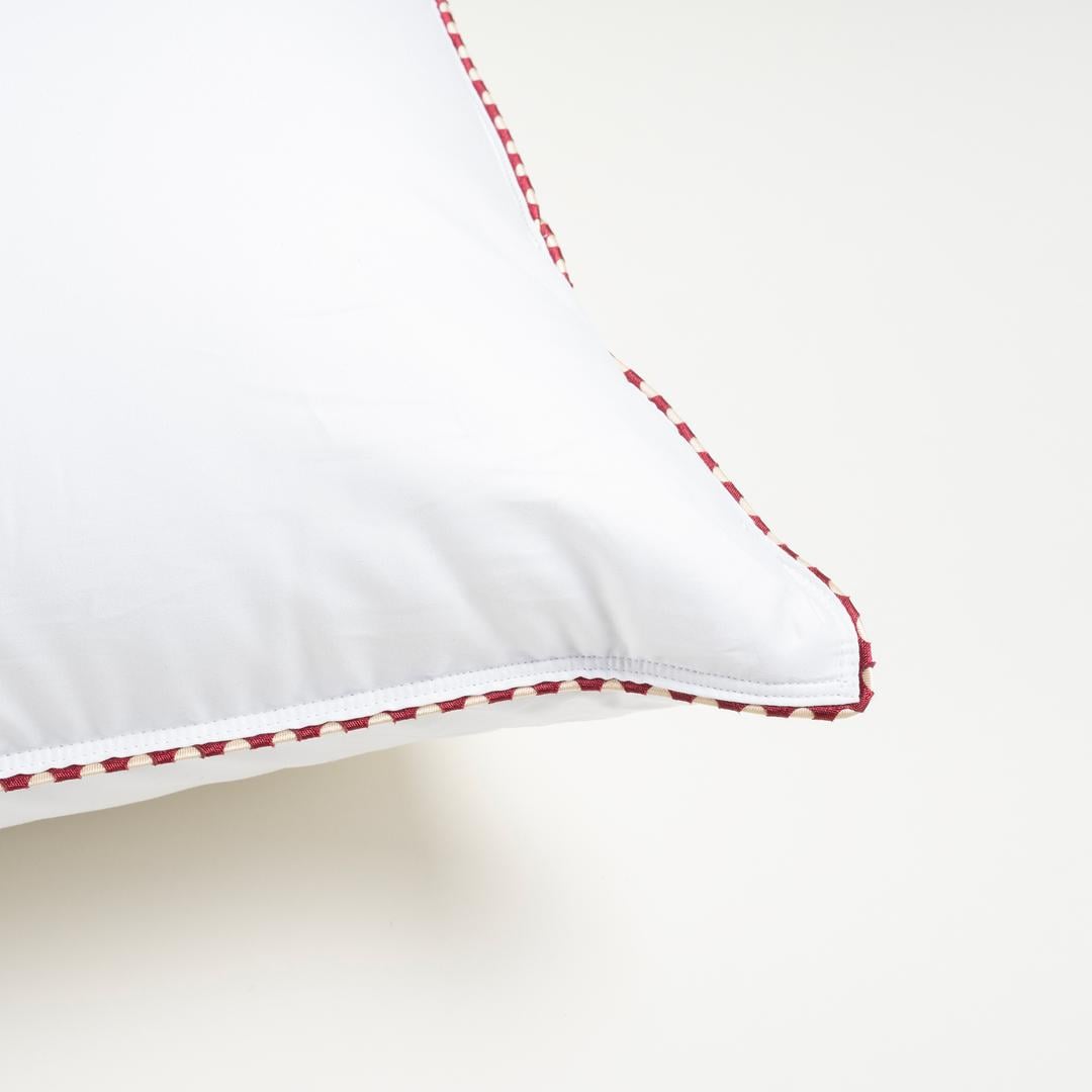 Riva Biyeli Pamuk %100 Nanofıber Yastık 50x70 Cm Beyaz