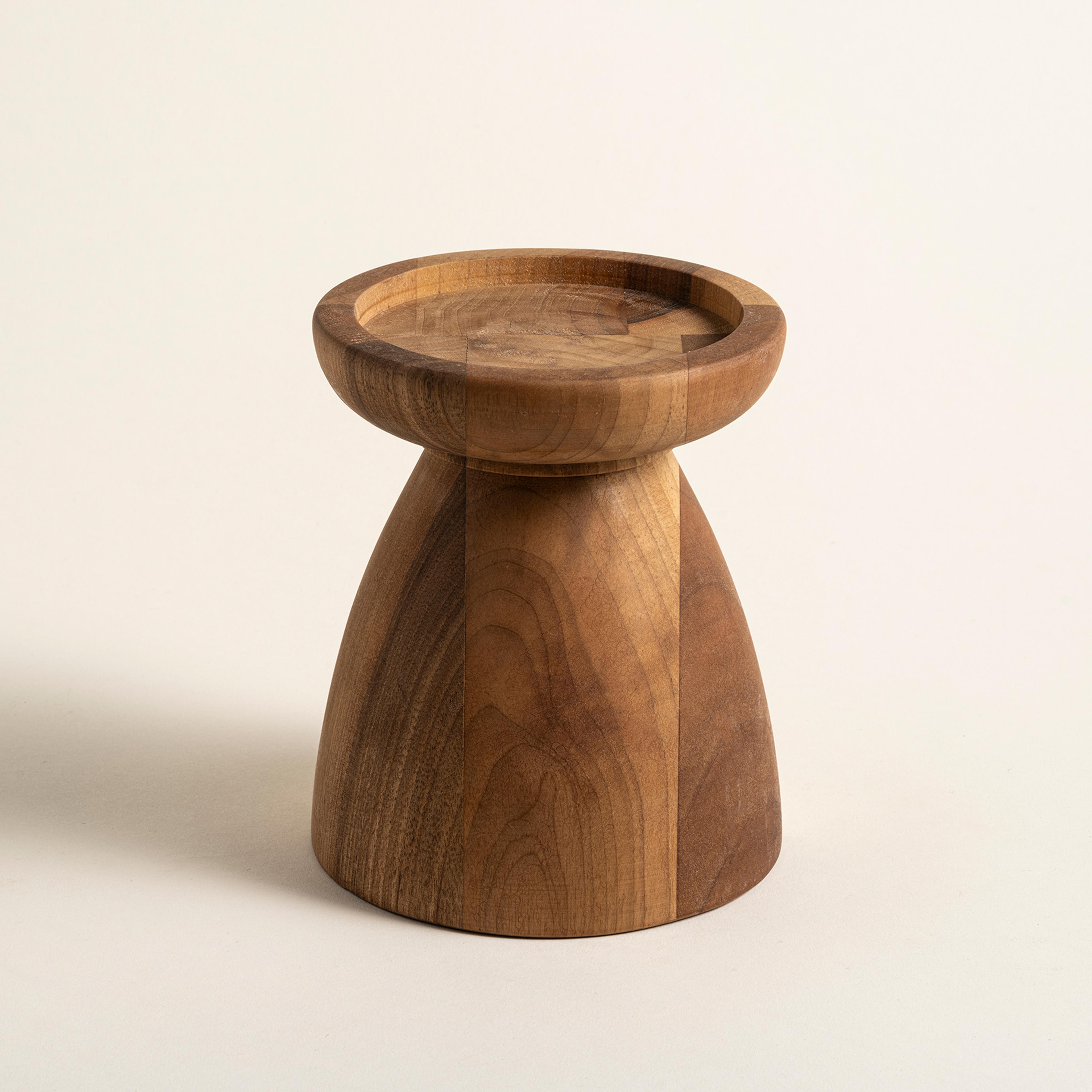 Balgat Ahşap Mumluk 12x12x15 Cm Natural