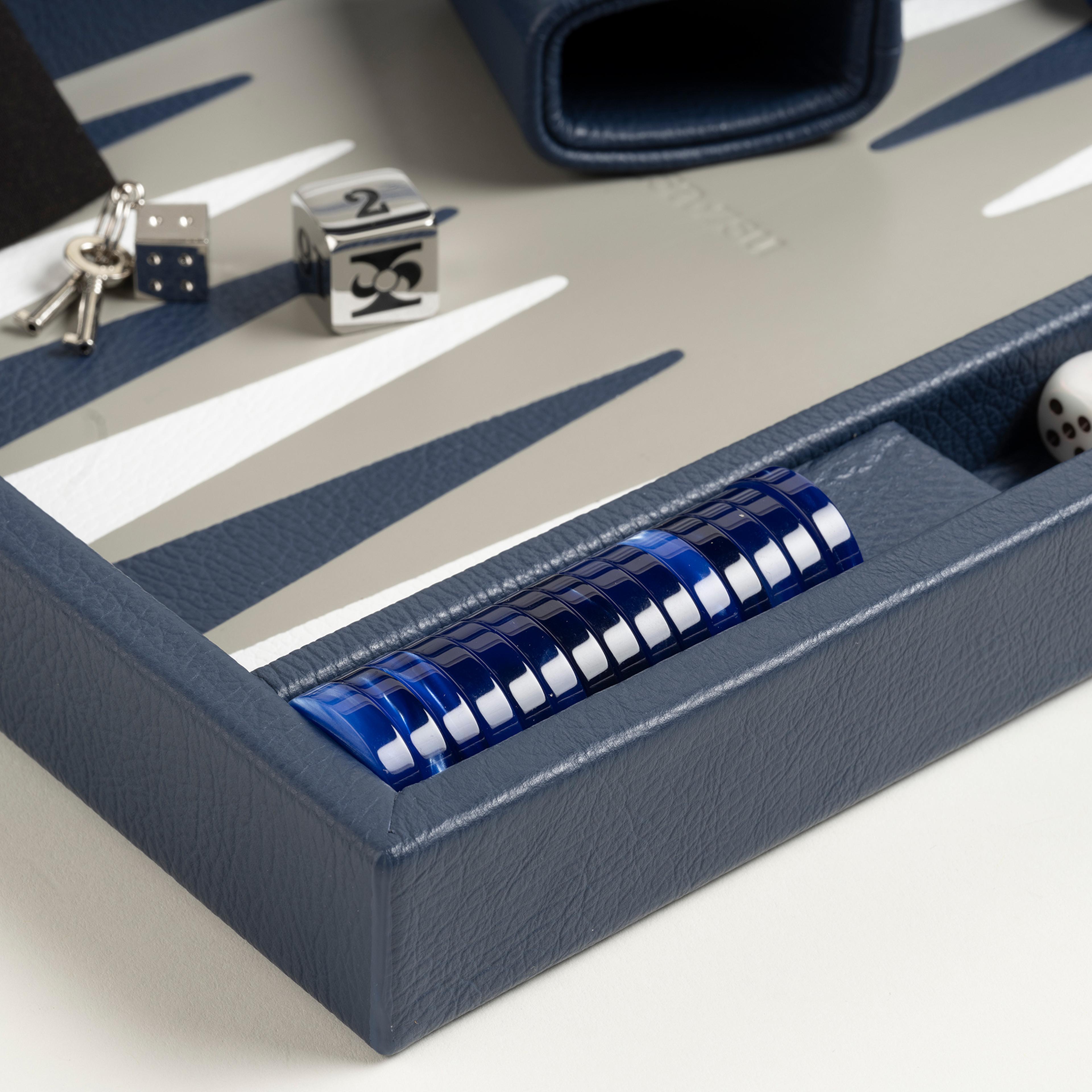 Hector Saxe Cognac Leather Tavla Hediyelik Eşya 50x37 Cm Mavi