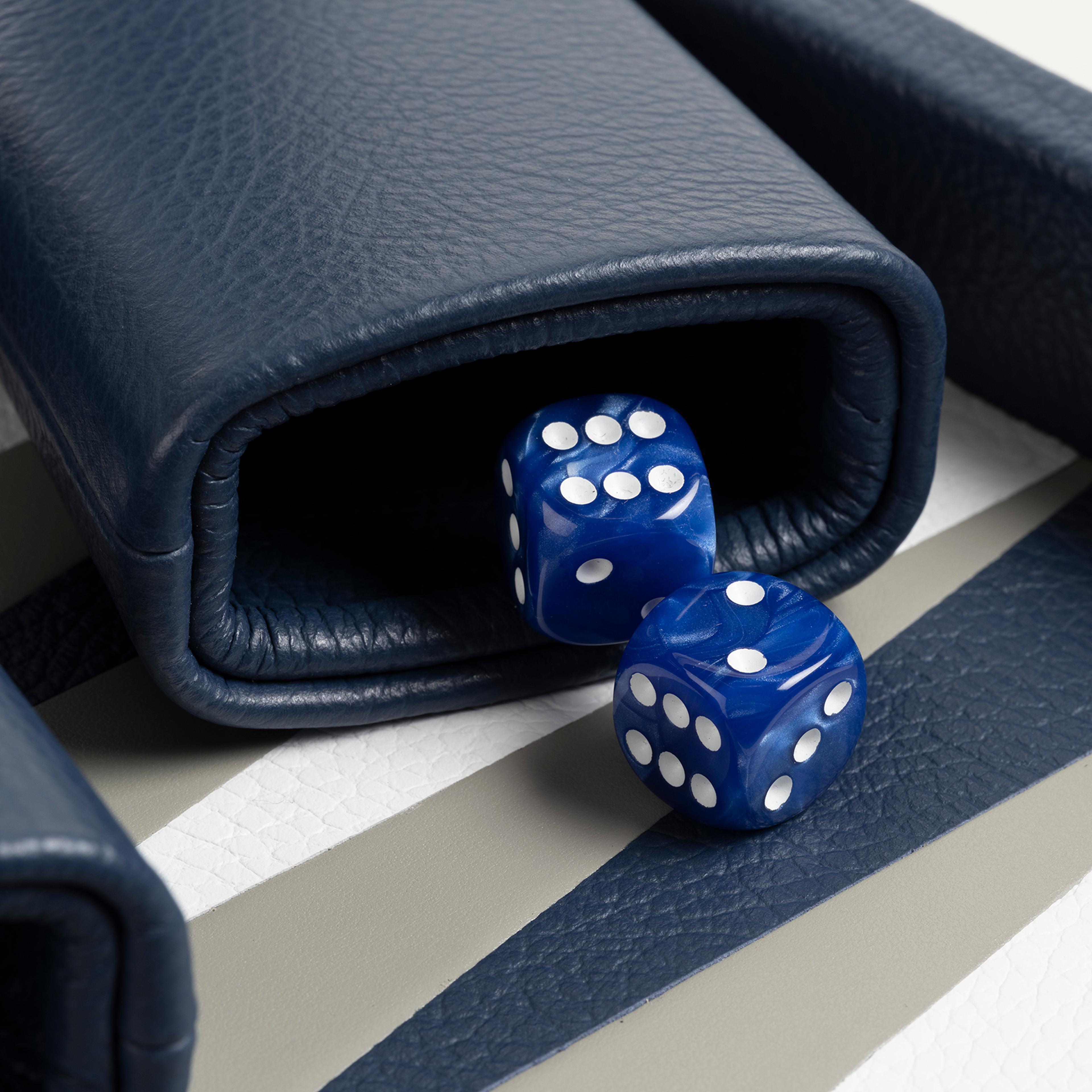 Hector Saxe Cognac Leather Tavla Hediyelik Eşya 50x37 Cm Mavi