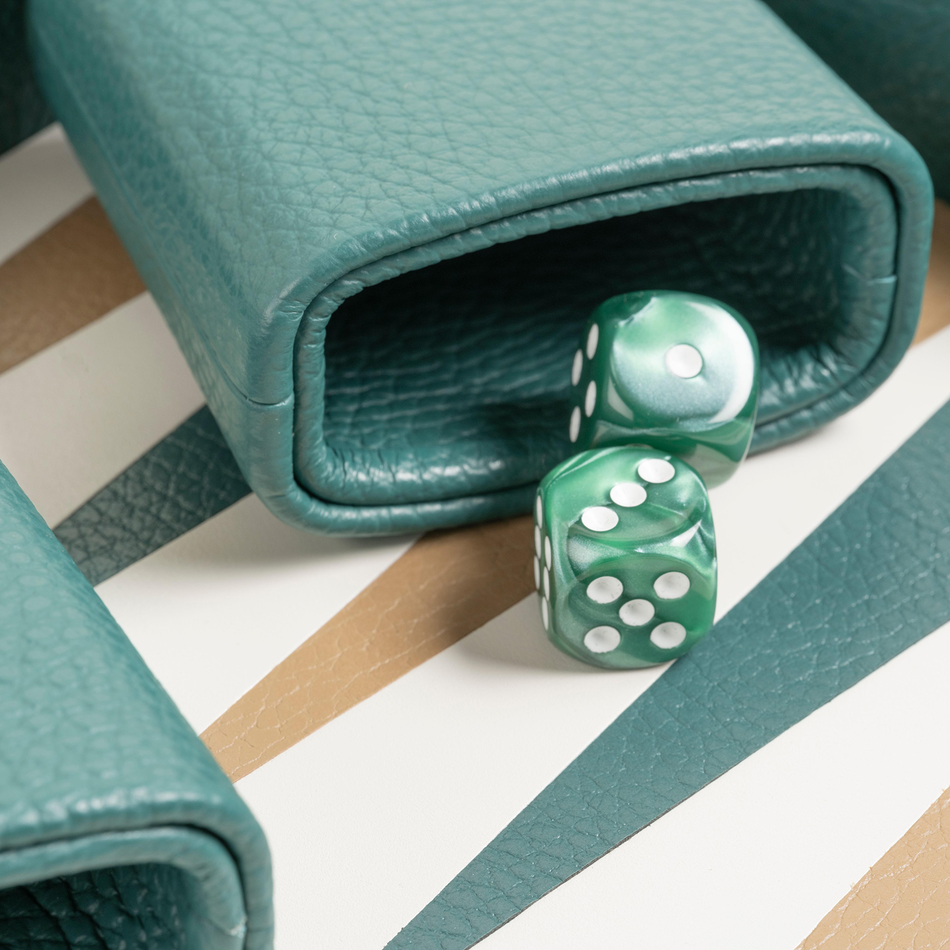 Hector Saxe Cognac Leather Tavla Hediyelik Eşya 50x37 Cm Yeşil