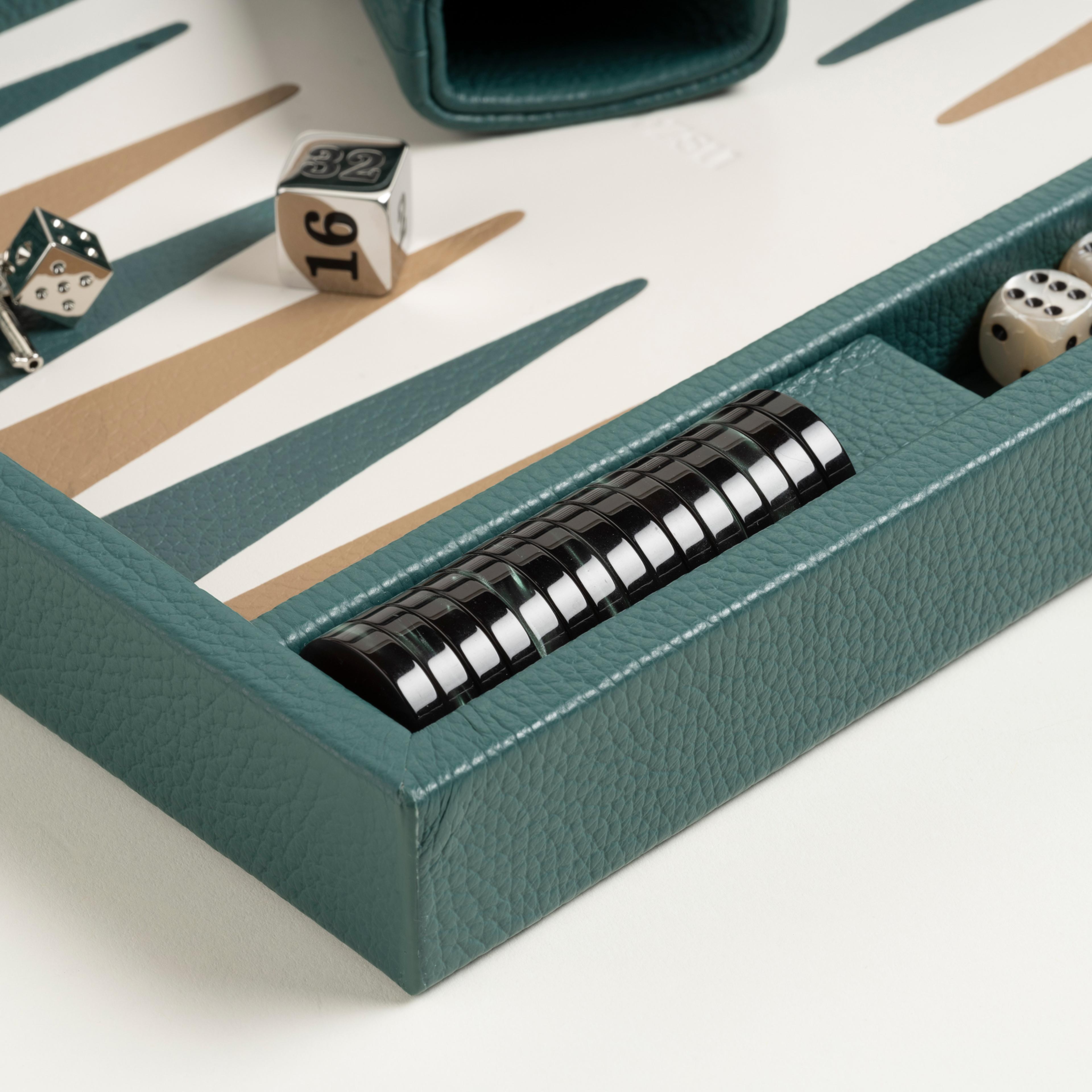 Hector Saxe Cognac Leather Tavla Hediyelik Eşya 50x37 Cm Yeşil