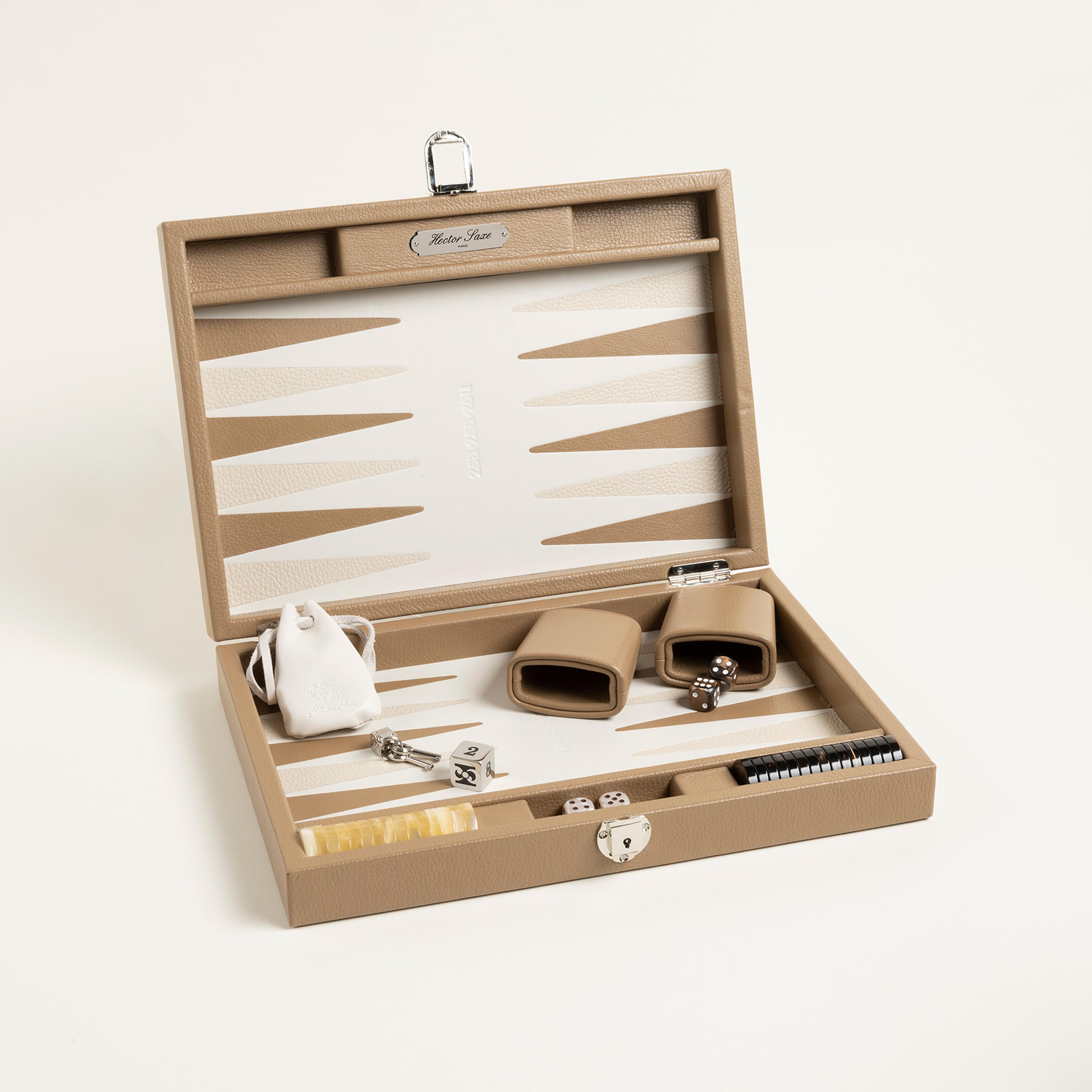 Hector Saxe Cognac Leather Tavla Hediyelik Eşya 50x37 Cm Bej