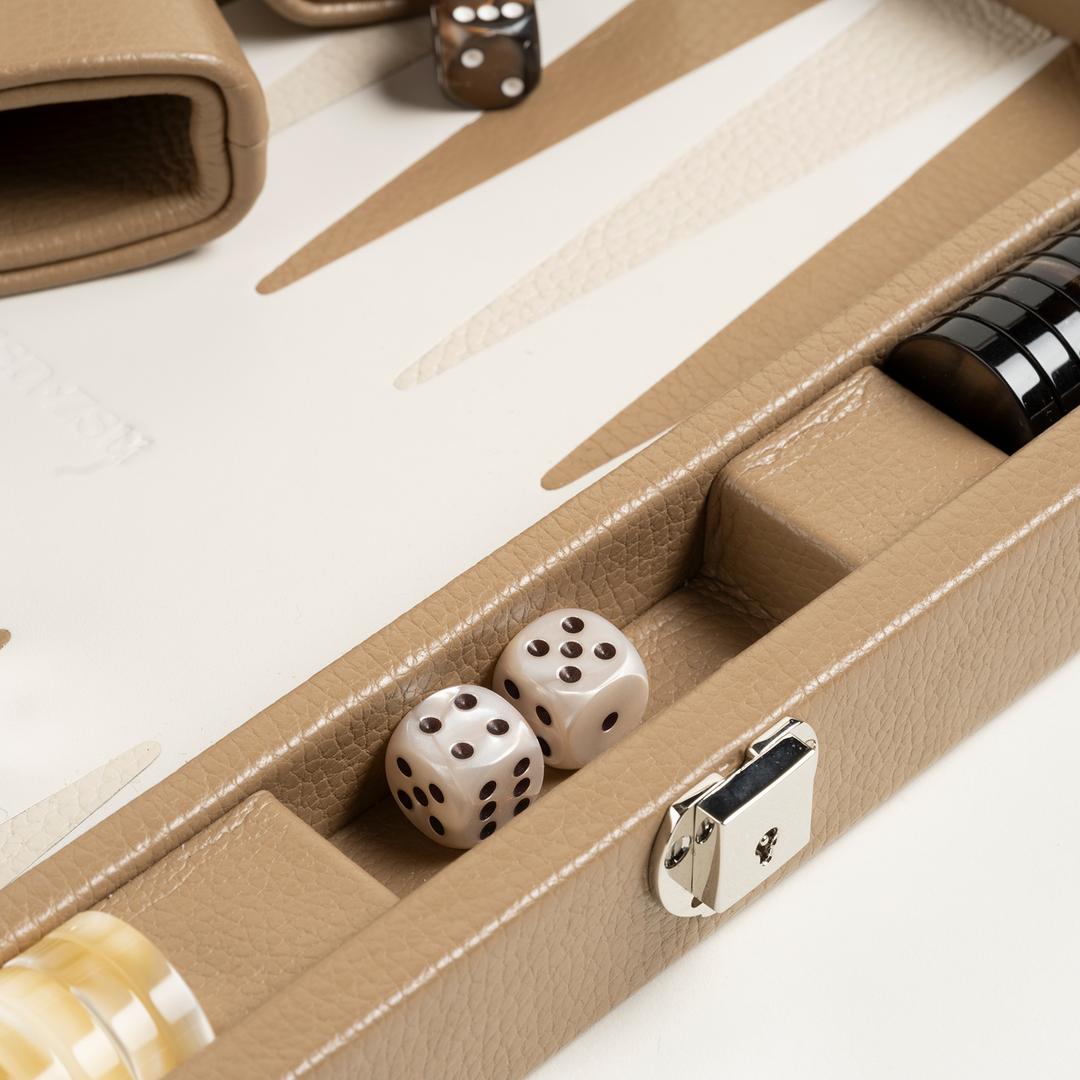 Hector Saxe Cognac Leather Tavla Hediyelik Eşya 50x37 Cm Bej