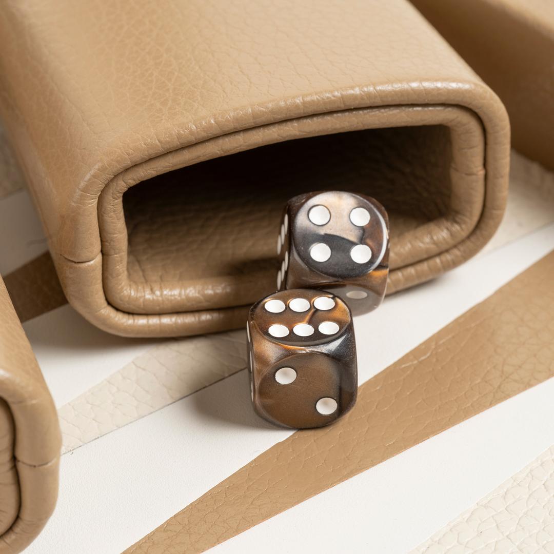 Hector Saxe Cognac Leather Tavla Hediyelik Eşya 50x37 Cm Bej