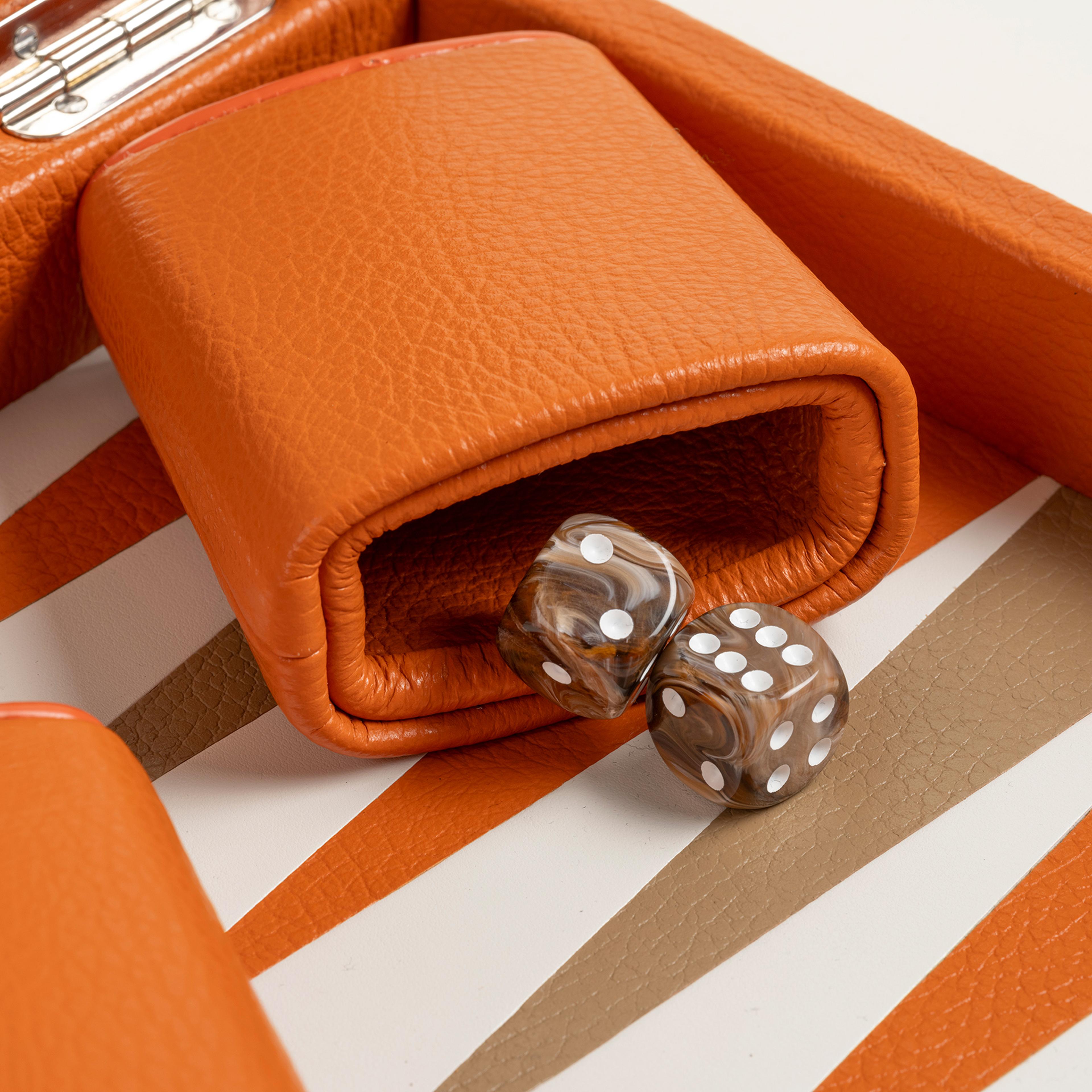 Hector Saxe Cognac Leather Tavla Hediyelik Eşya 50x37 Cm Turuncu