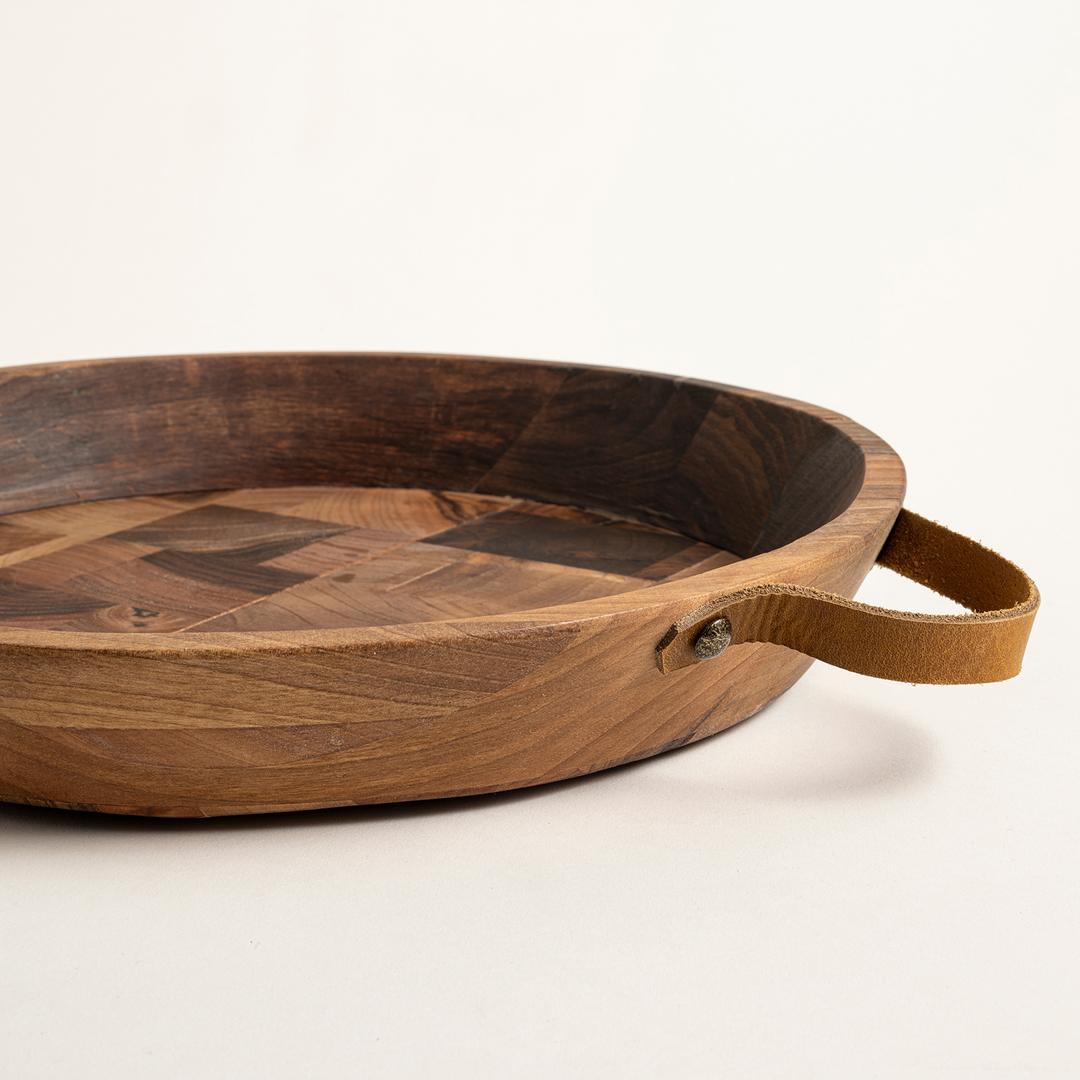 Balgat Ahşap Tepsi 34x34x5 Cm Natural