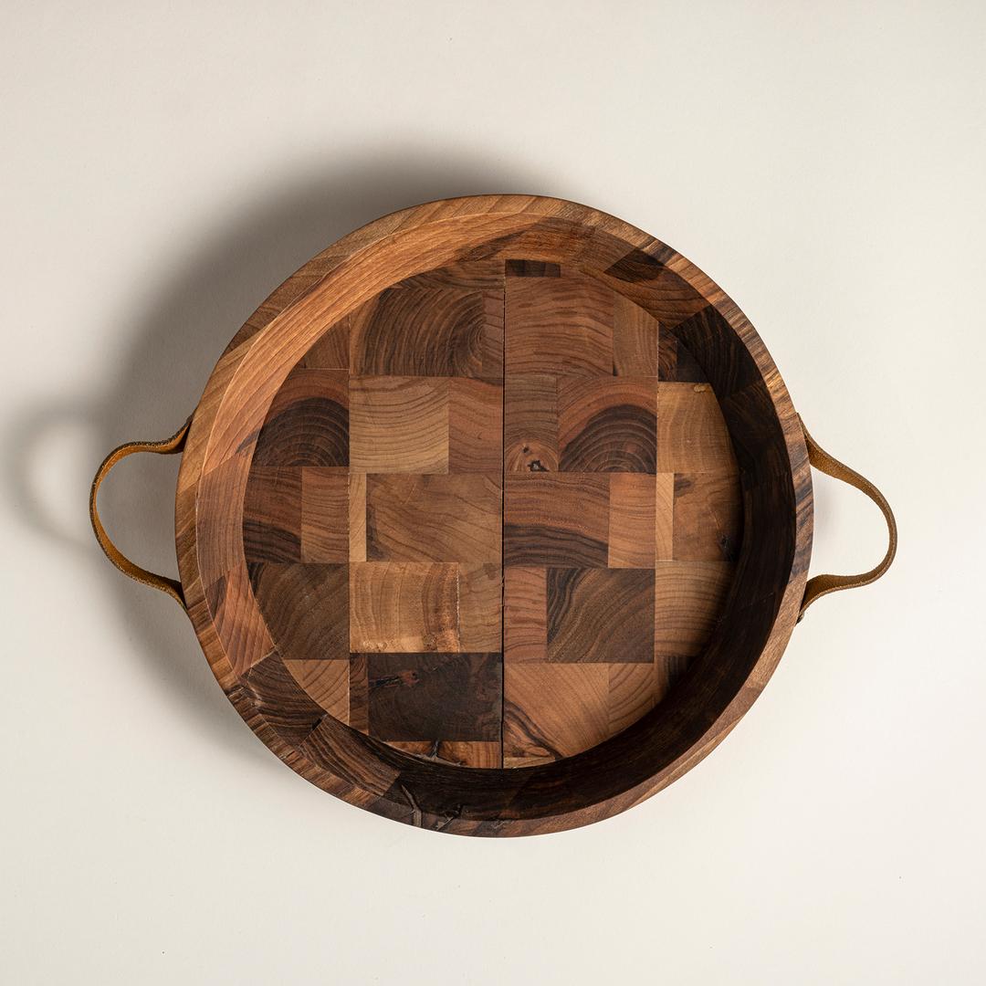 Balgat Ahşap Tepsi 34x34x5 Cm Natural