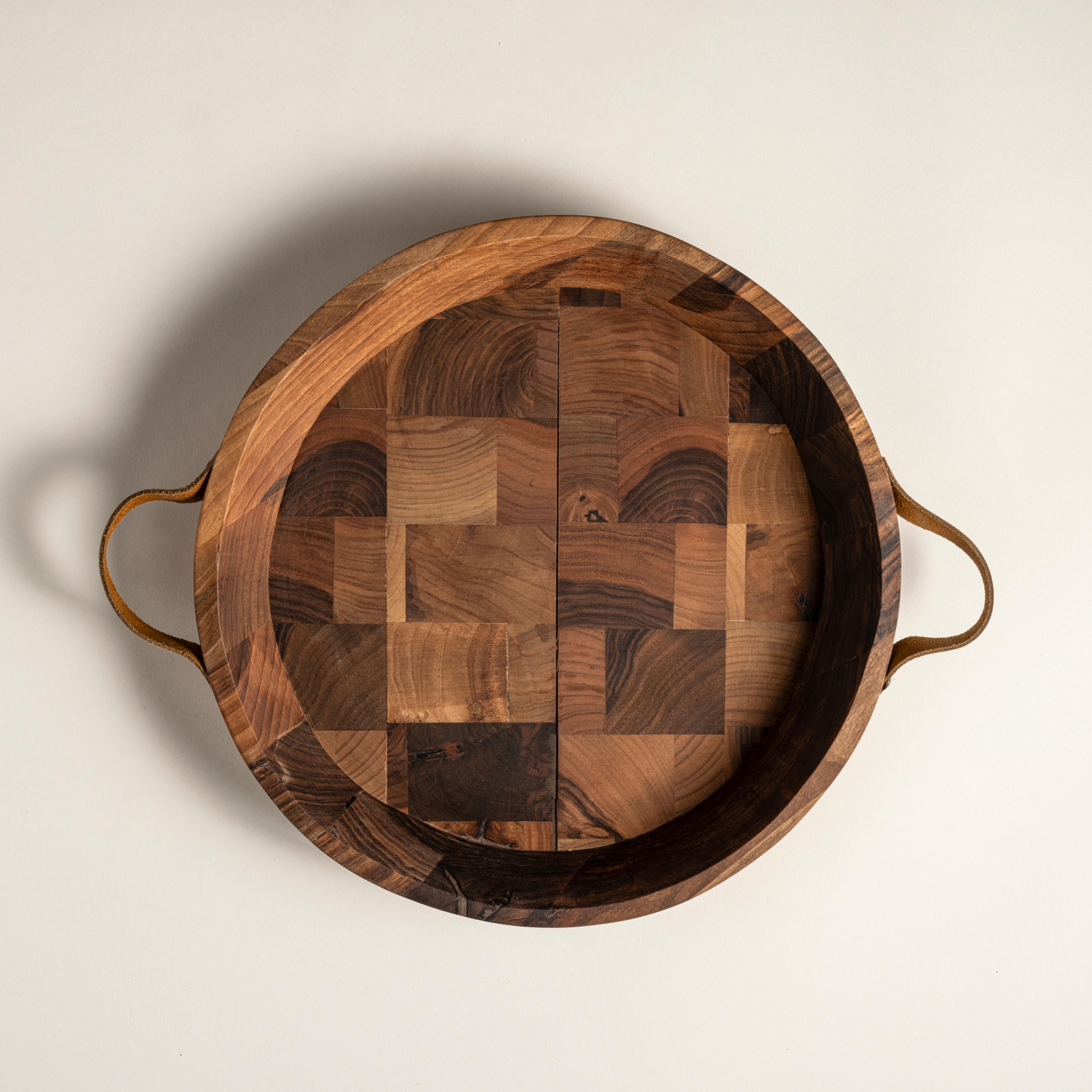 Balgat Ahşap Tepsi 34x34x5 Cm Natural