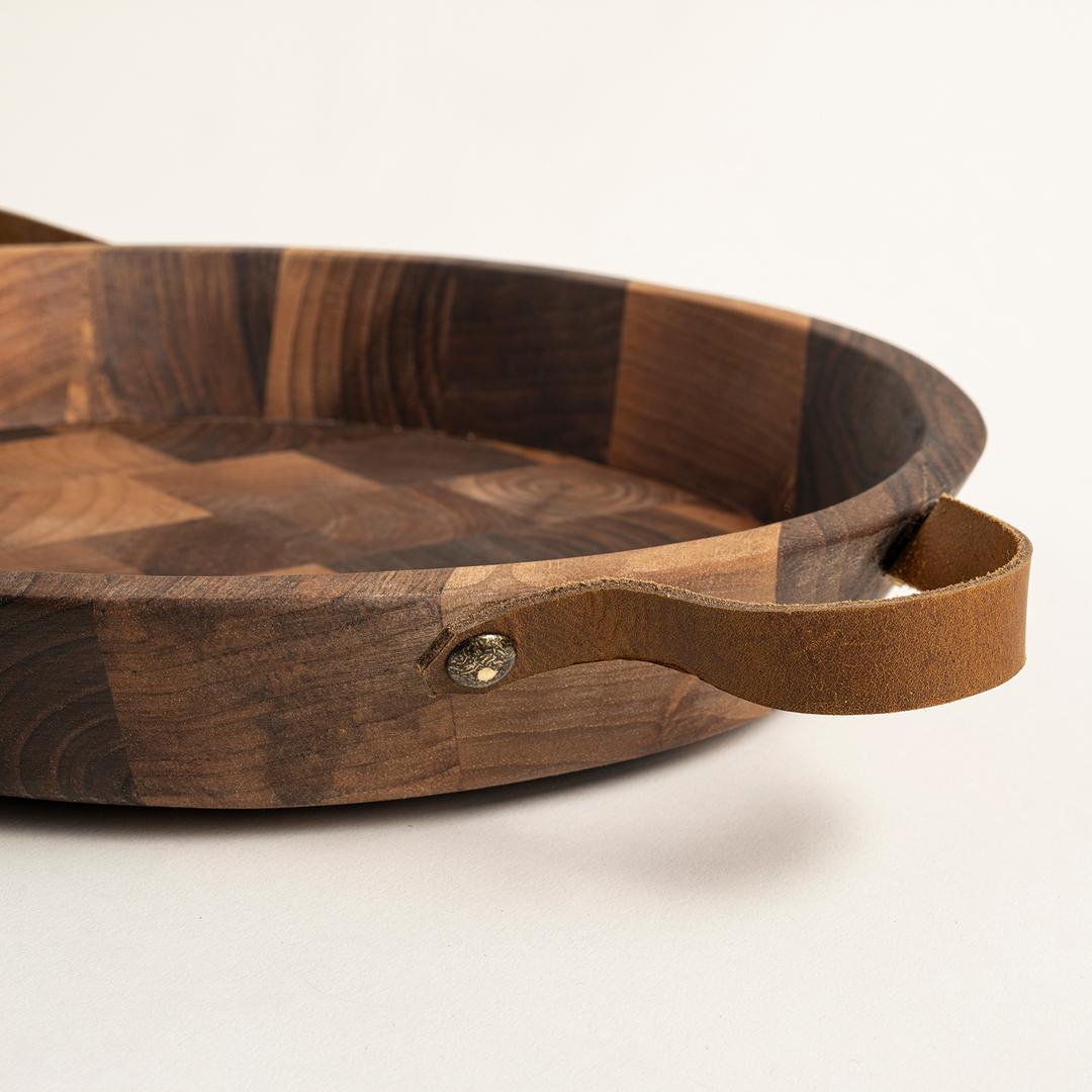 Balgat Ahşap Tepsi 31x31x5 Cm Natural