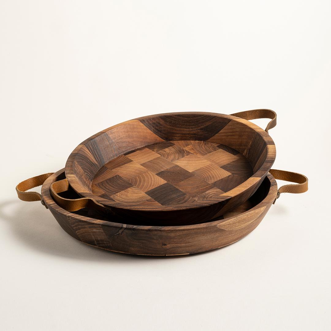 Balgat Ahşap Tepsi 31x31x5 Cm Natural