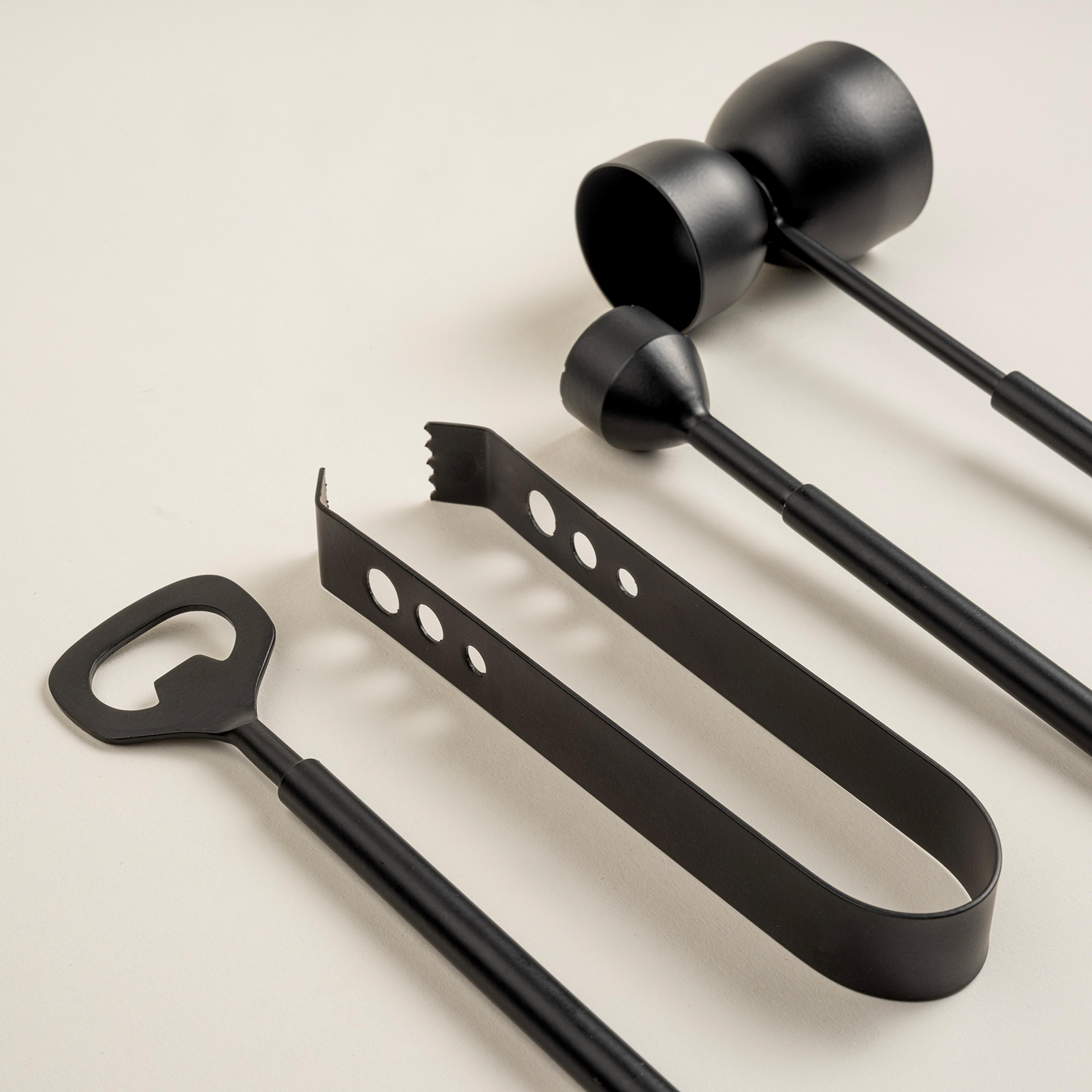 Rampur Çelik Bar Aksesuarları 11x12x27 Cm Siyah