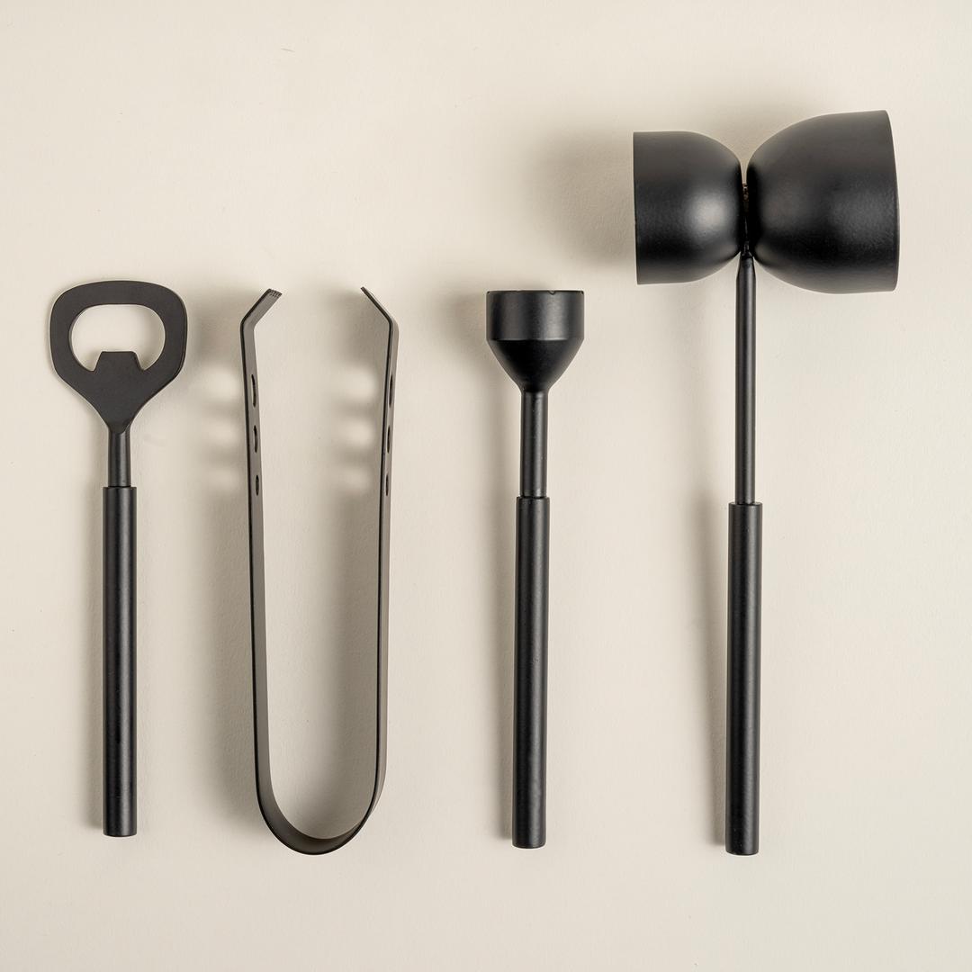 Rampur Çelik Bar Aksesuarları 11x12x27 Cm Siyah