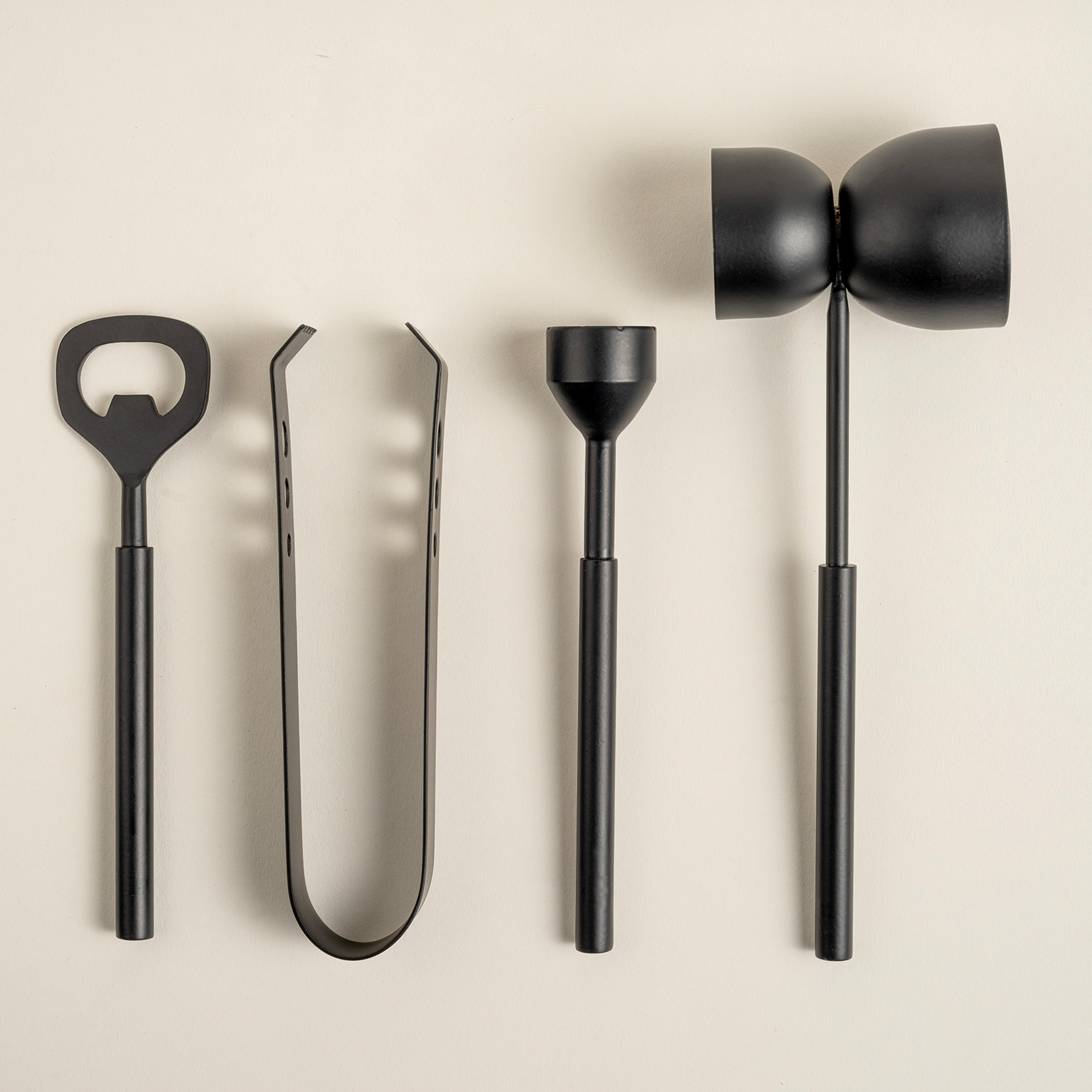 Rampur Çelik Bar Aksesuarları 11x12x27 Cm Siyah