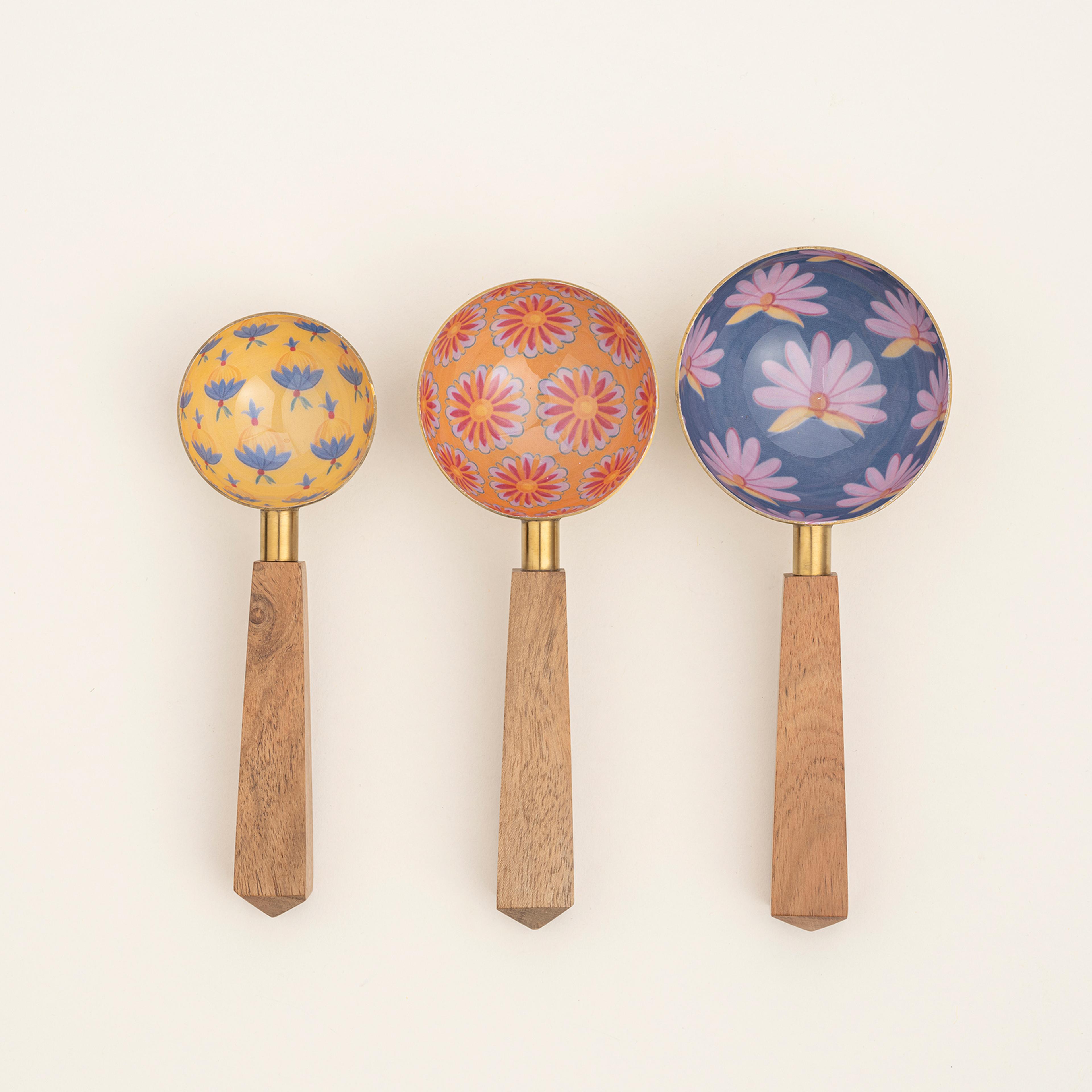 Rampur Çelik Ölçü Kaşık Seti 18.5x7x3 Cm Renkli