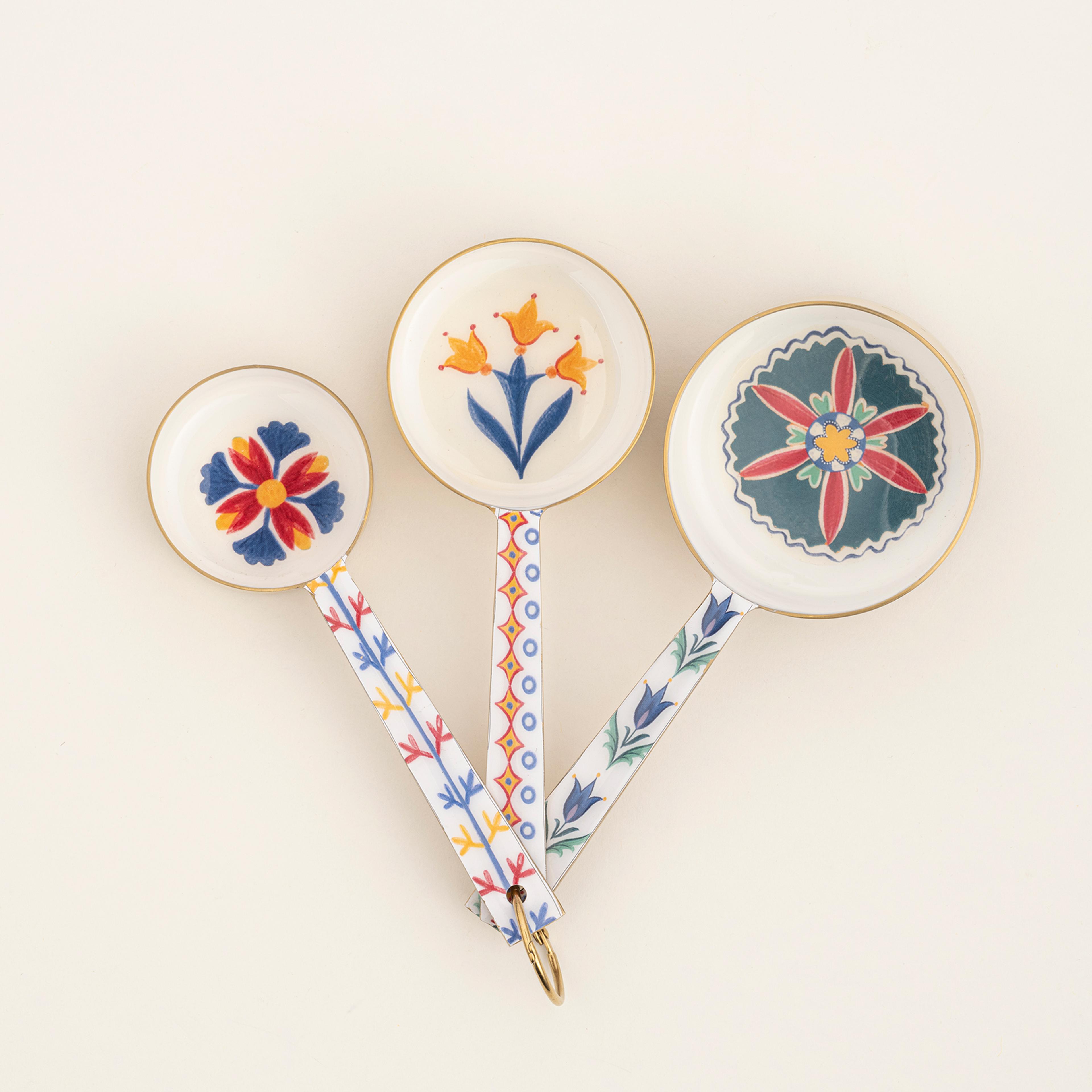 Rampur Çelik Ölçü Kaşık Seti 18.5x7x3 Cm Renkli