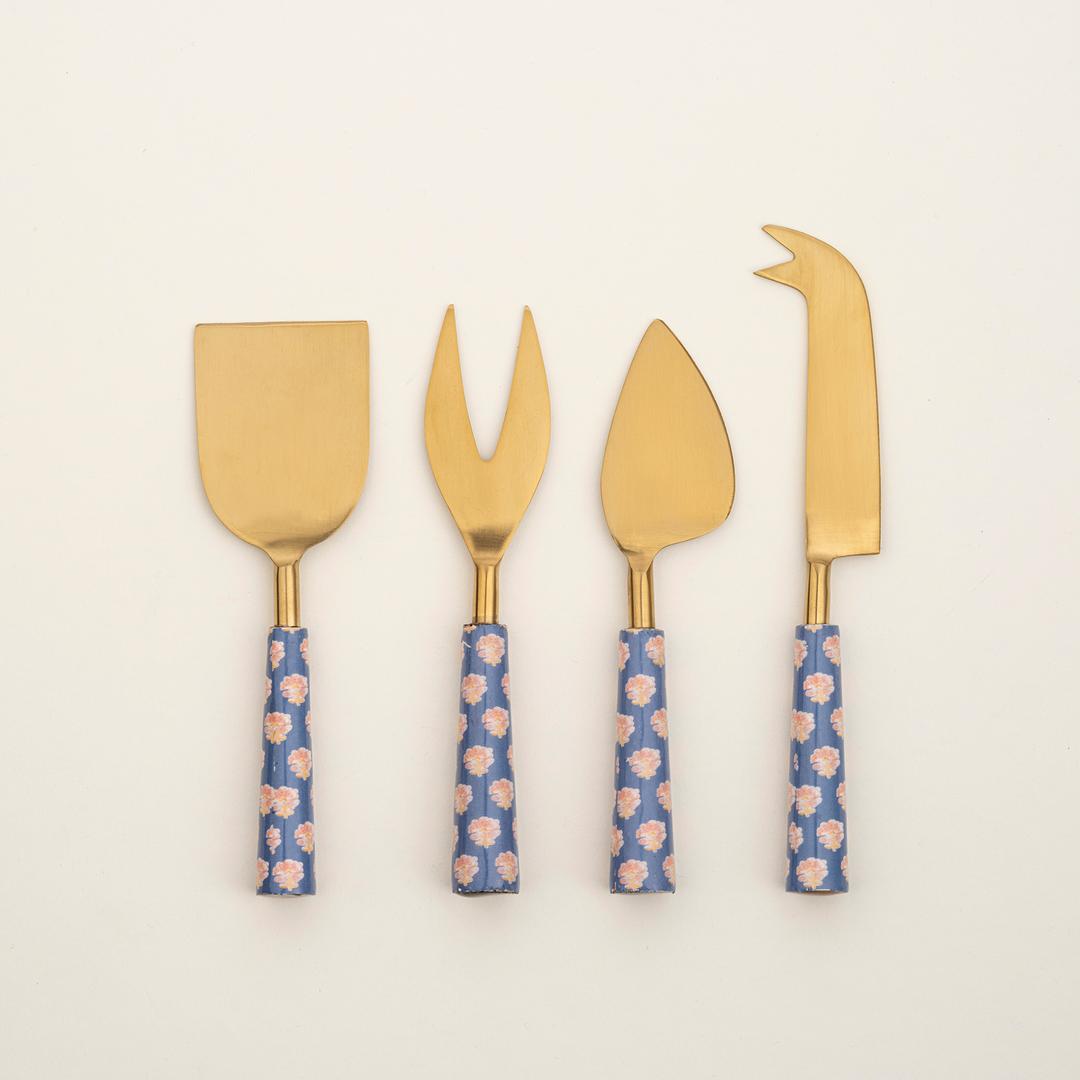 Rampur Çelik Servis Seti 24x3x1 Cm Mavi