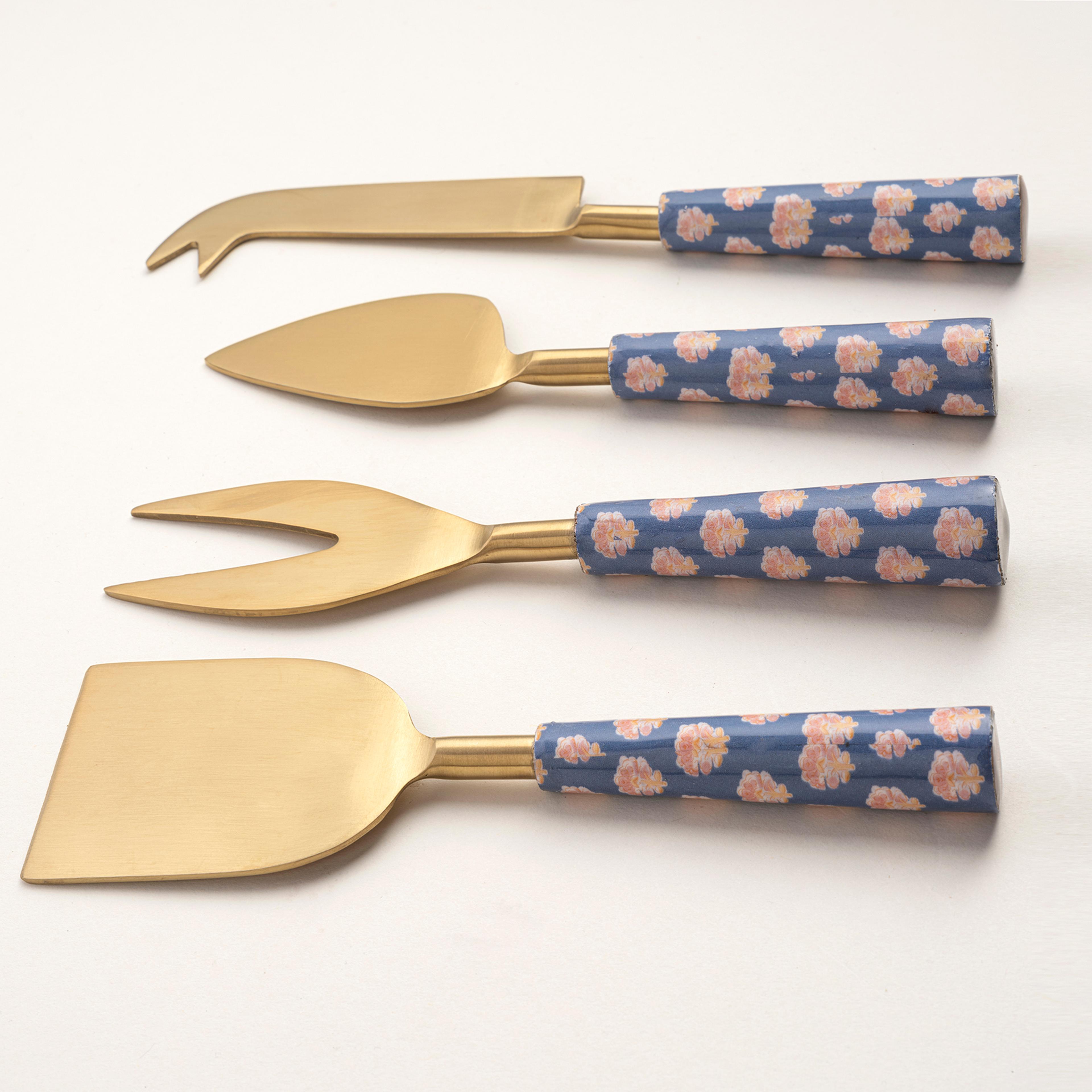 Rampur Çelik Servis Seti 24x3x1 Cm Mavi