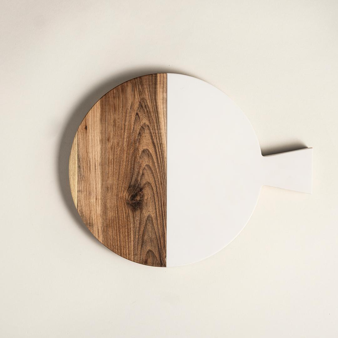 Balgat Ağaç - Koryan Sunum Tahtası 34x27x2.5 Cm Natural