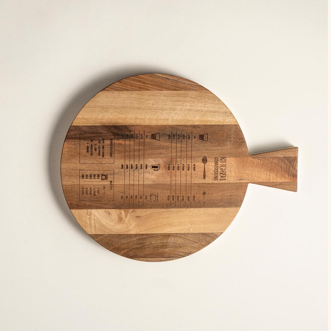 Balgat Ağaç - Koryan Sunum Tahtası 34x27x2.5 Cm Natural