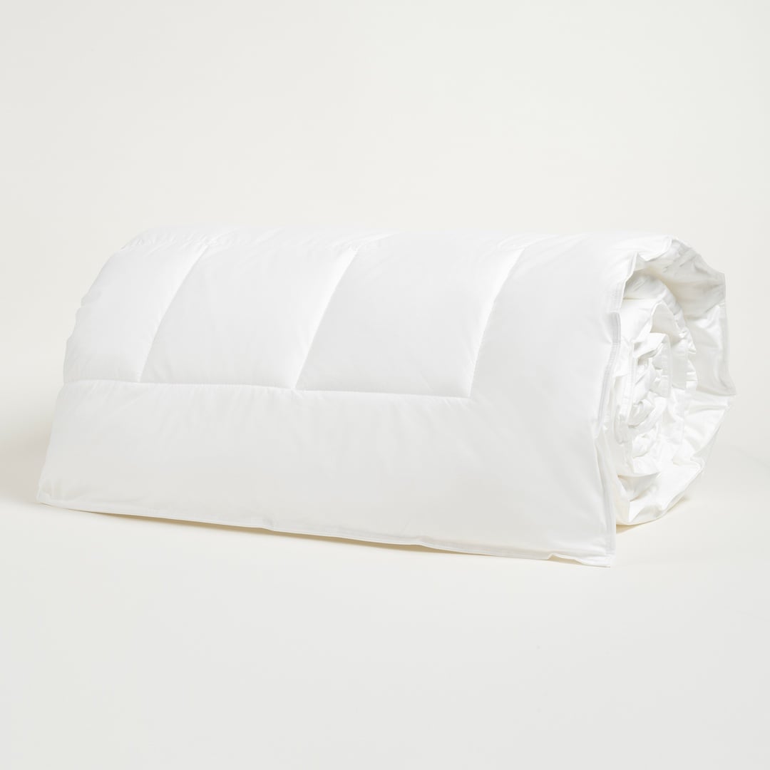 Riva Tek Kişilik Pamuk %100 Mikroelyaf Yorgan 155x215 Cm Ekru