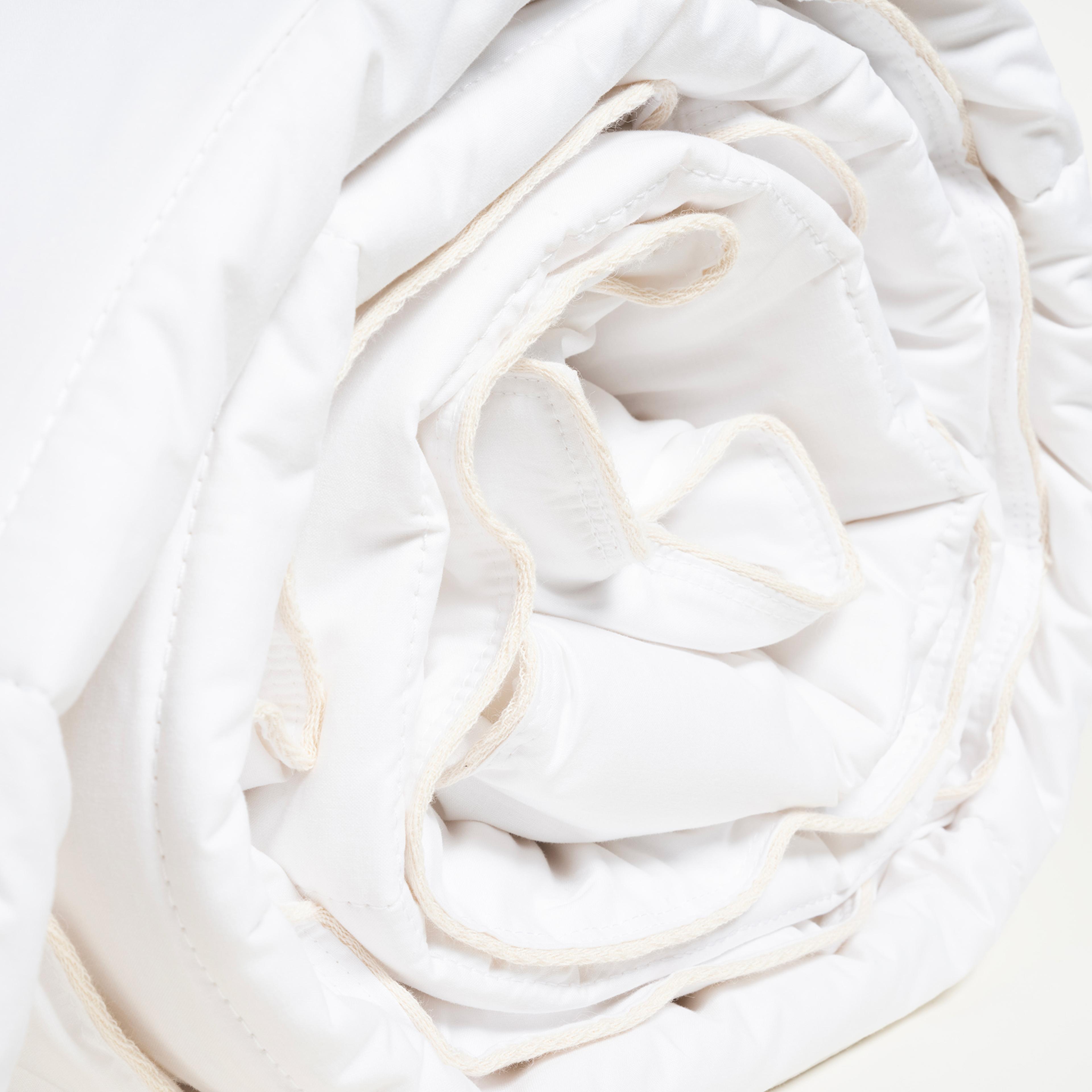 Riva Biyeli Kıng Sıze Pamuk Pamuklu Yorgan 235x215 Cm Ekru