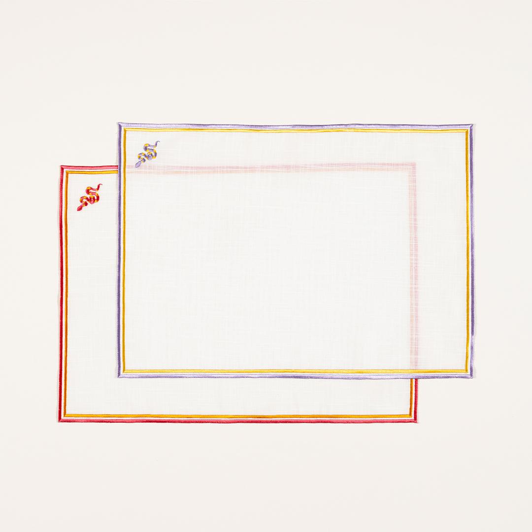 Prusa Nakışlı 2'li Polyester %100 Polyester Amerikan Servis 35x50 Cm Sarı - Turuncu