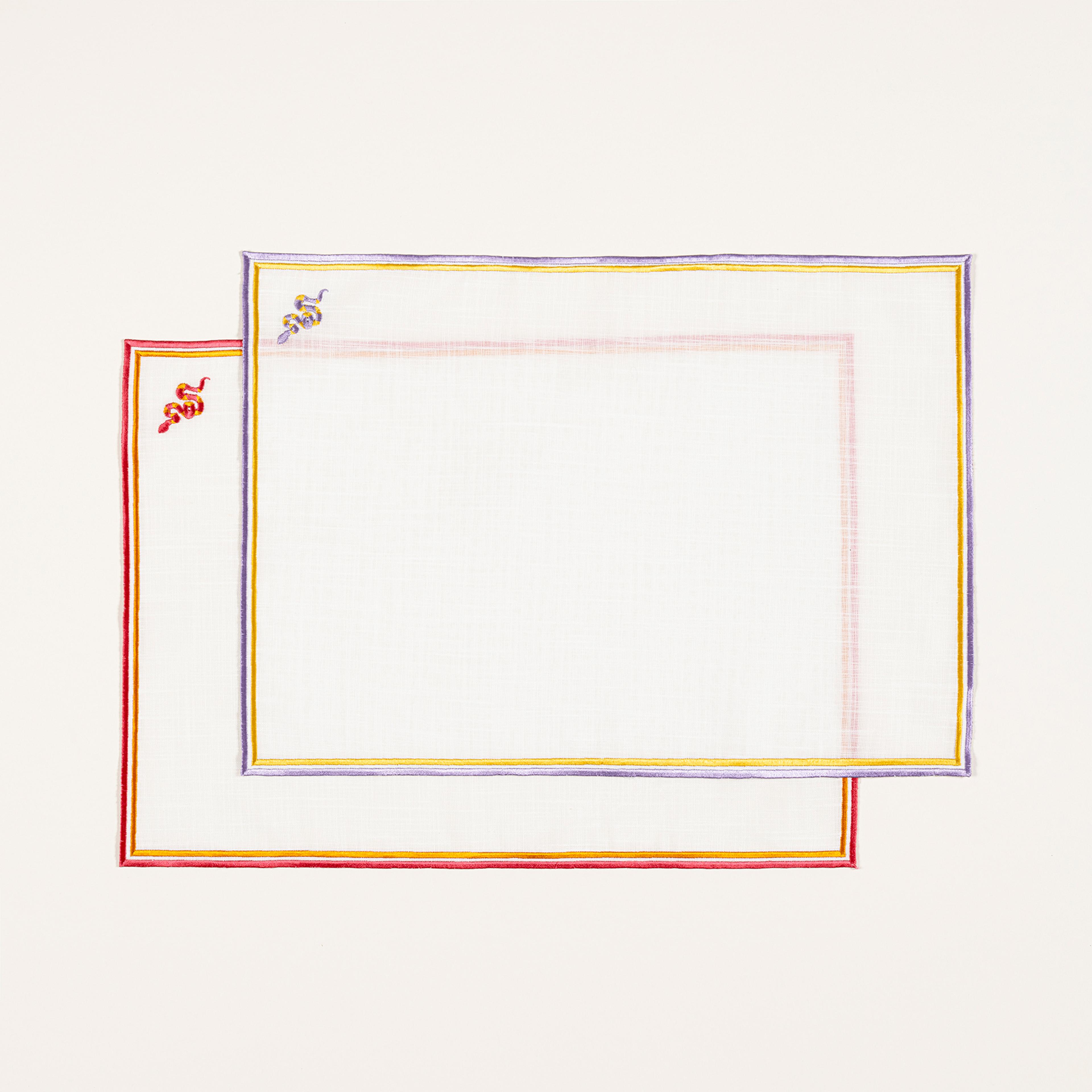 Prusa Nakışlı 2'li Polyester %100 Polyester Amerikan Servis 35x50 Cm Sarı - Turuncu