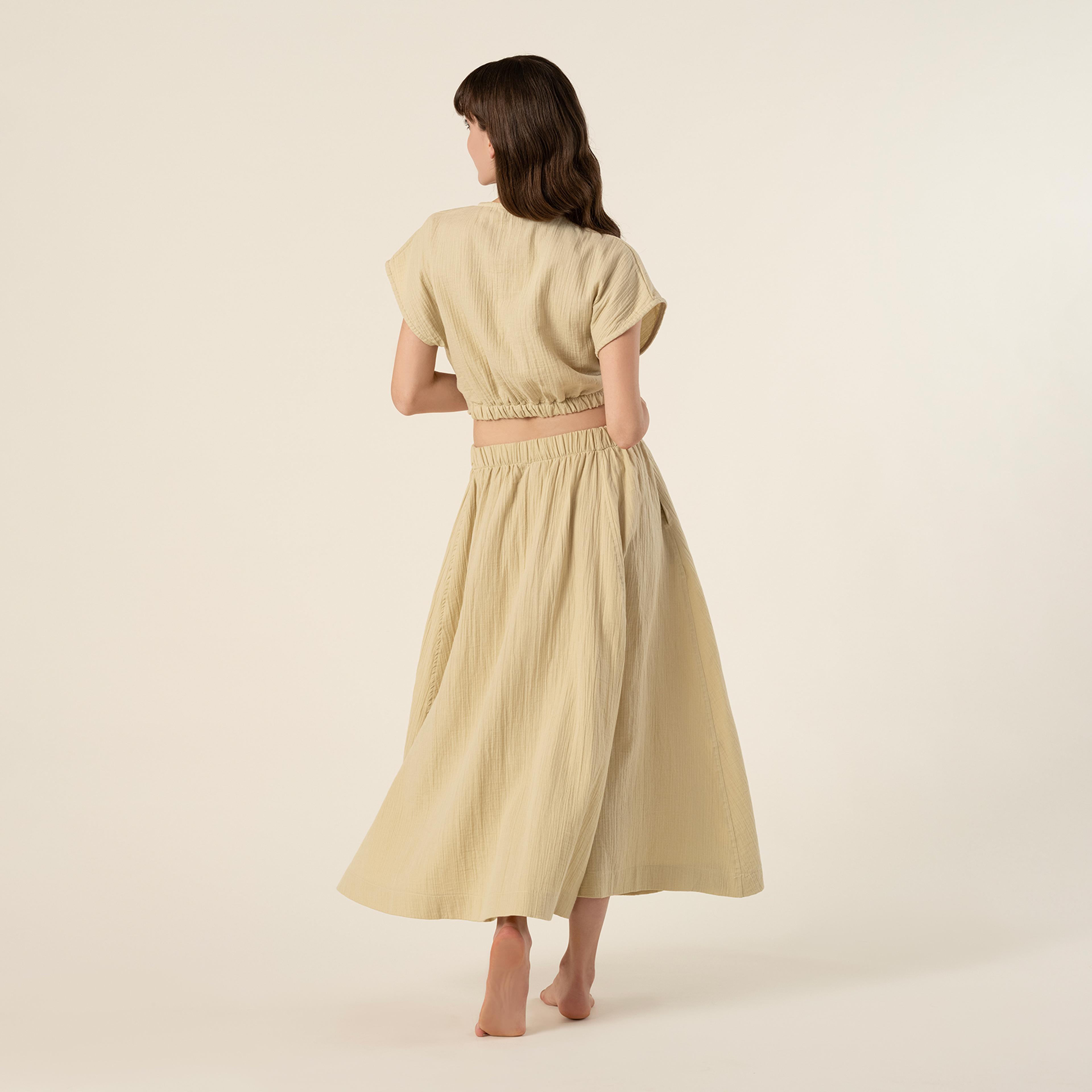 Tavas %100 Pamuk Etek Small-medıum Beden Yeşil