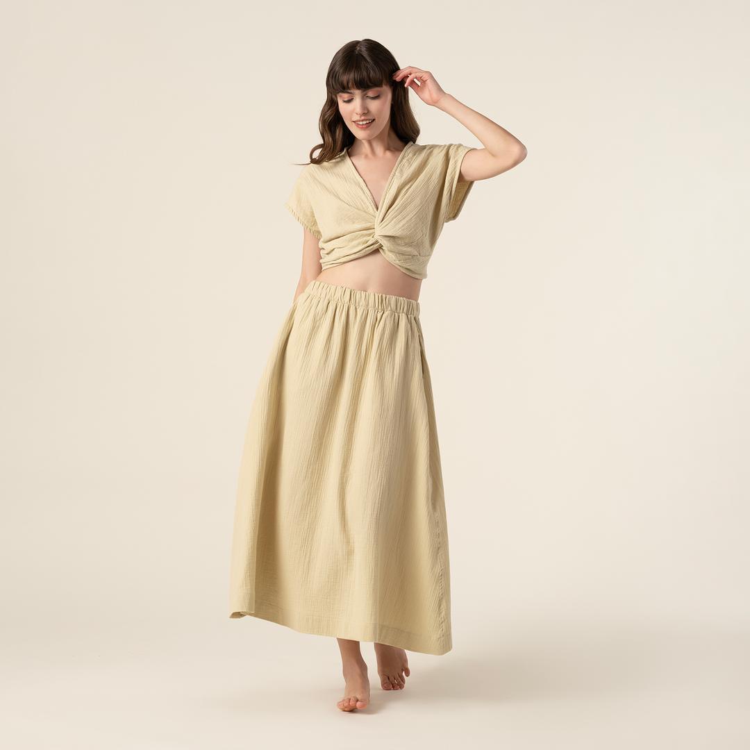 Tavas %100 Pamuk Etek Small-medıum Beden Yeşil