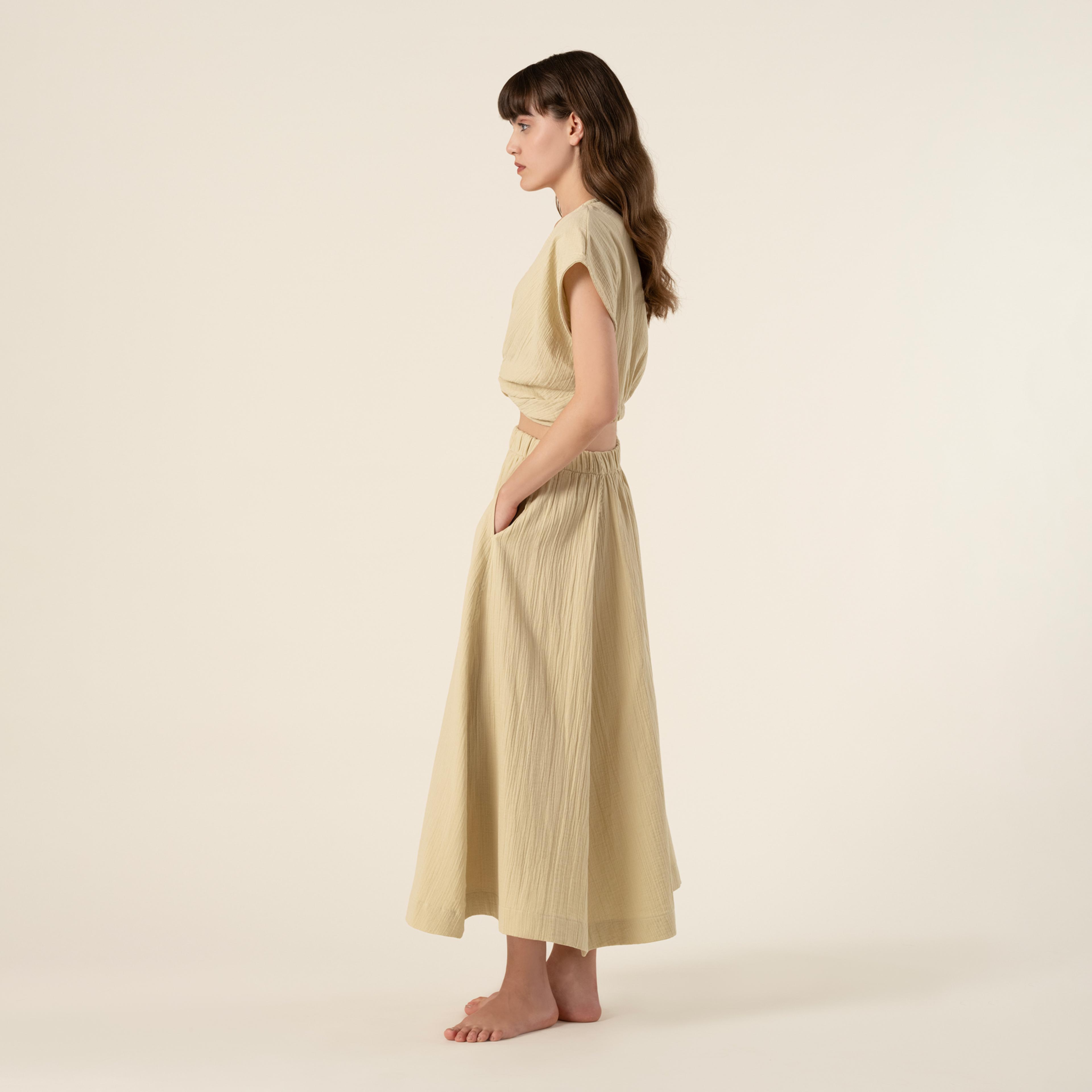 Tavas %100 Pamuk Etek Small-medıum Beden Yeşil