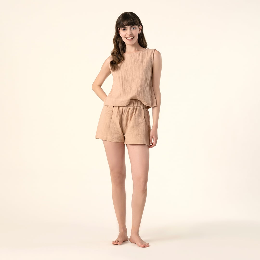 Tavas %100 Pamuk Tshirt Small-medıum Beden Somon