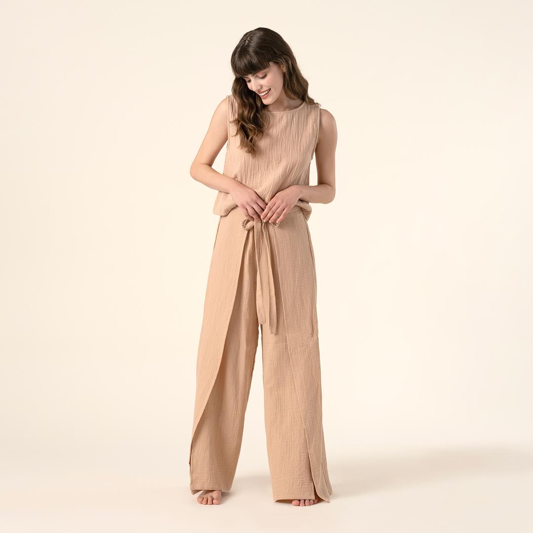 Tavas %100 Pamuk Pantolon Large-xlarge Beden Somon