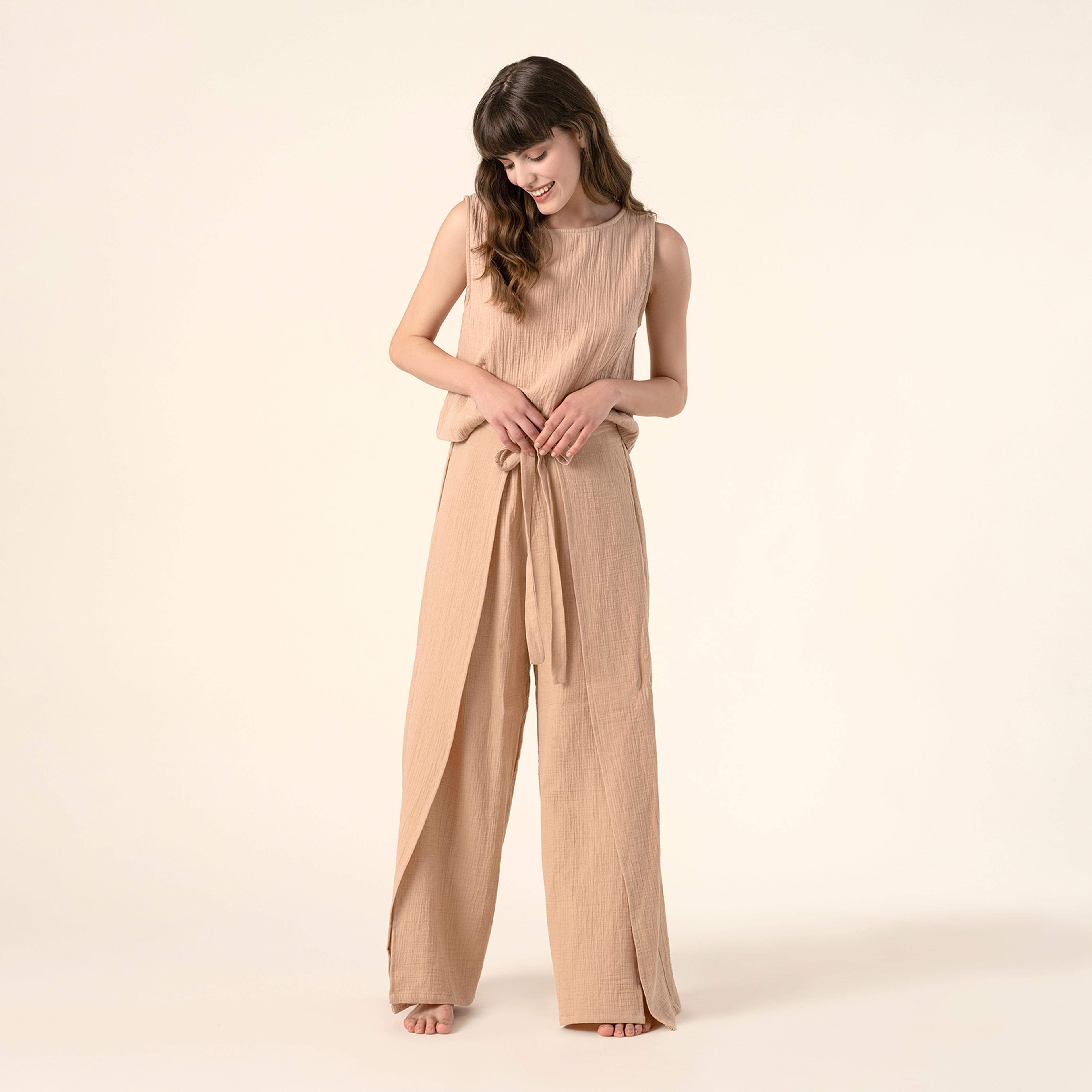 Tavas %100 Pamuk Pantolon Large-xlarge Beden Somon