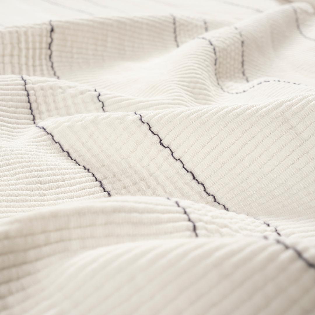 Faro İplik Boyalı Saçaklı Çift Kişilik Pamuk %100 Pamuk Pike 200x220 Cm Renkli