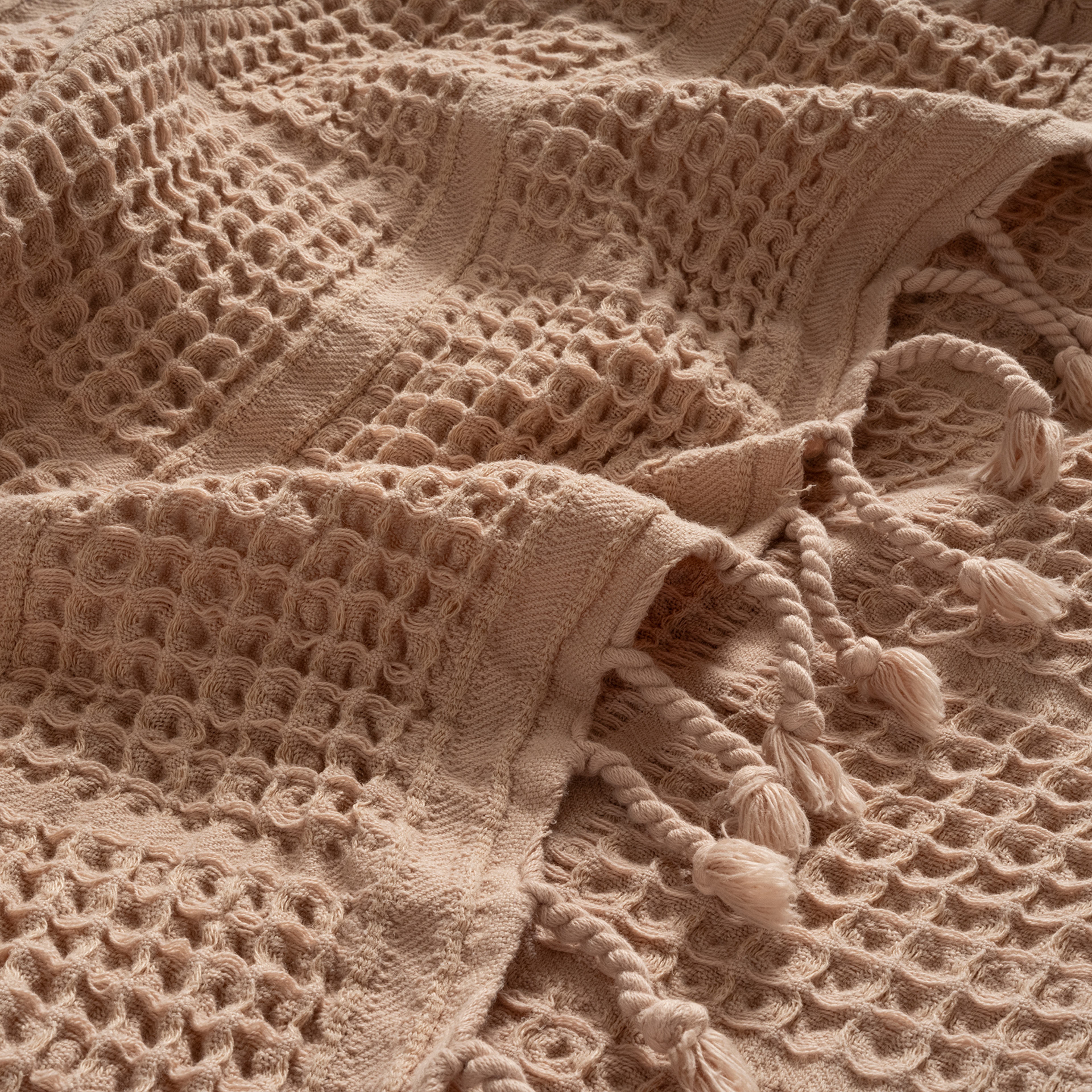 Solıd Kum Rengı Tek Kişilik Tencel - Cotton Pike