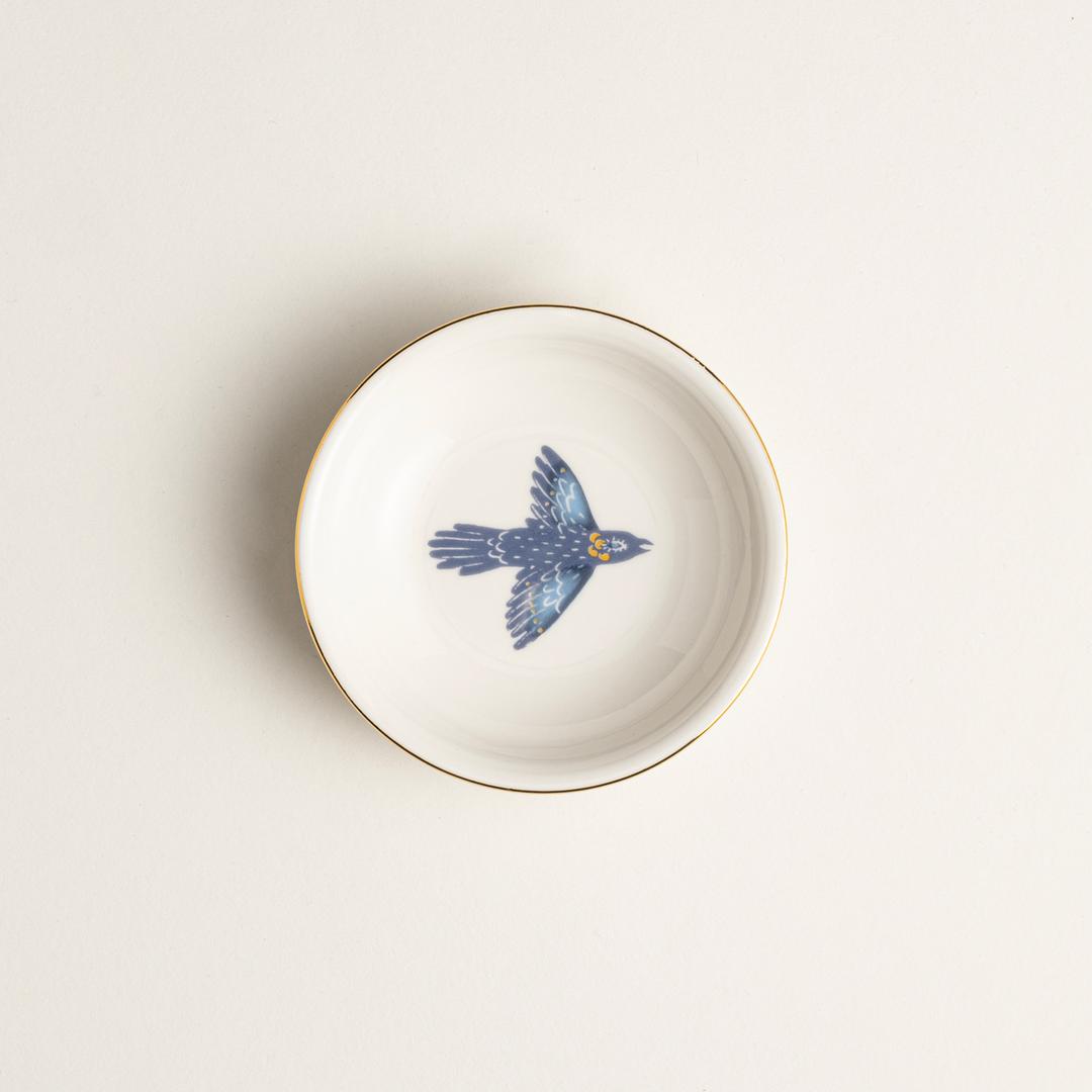 Emet Porselen Kase 11x11x2.9 Cm Lacivert