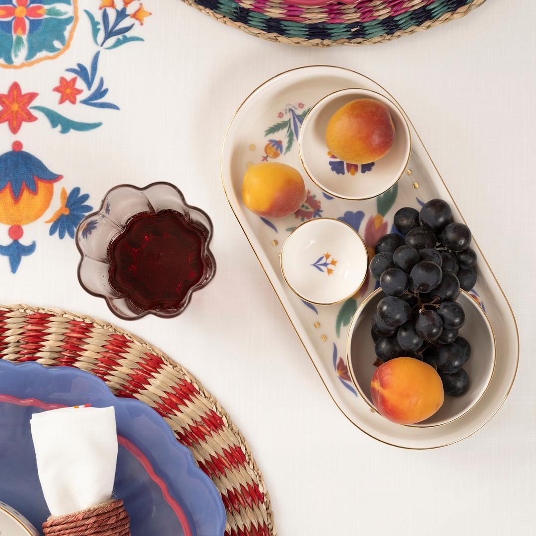 Gediz Porselen Kase 6 Cm Renkli