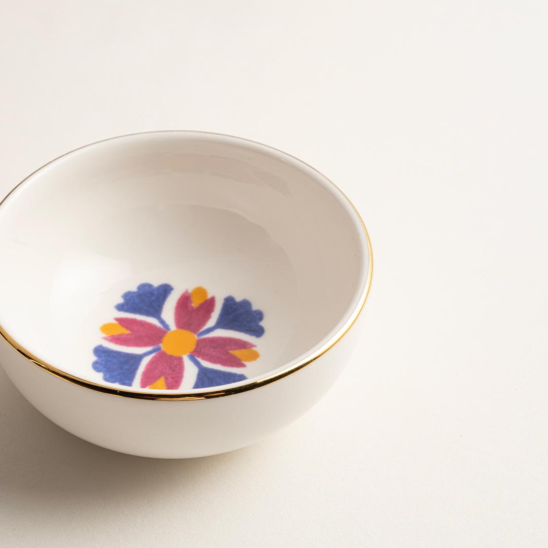 Gediz Porselen Kase 8 Cm Renkli