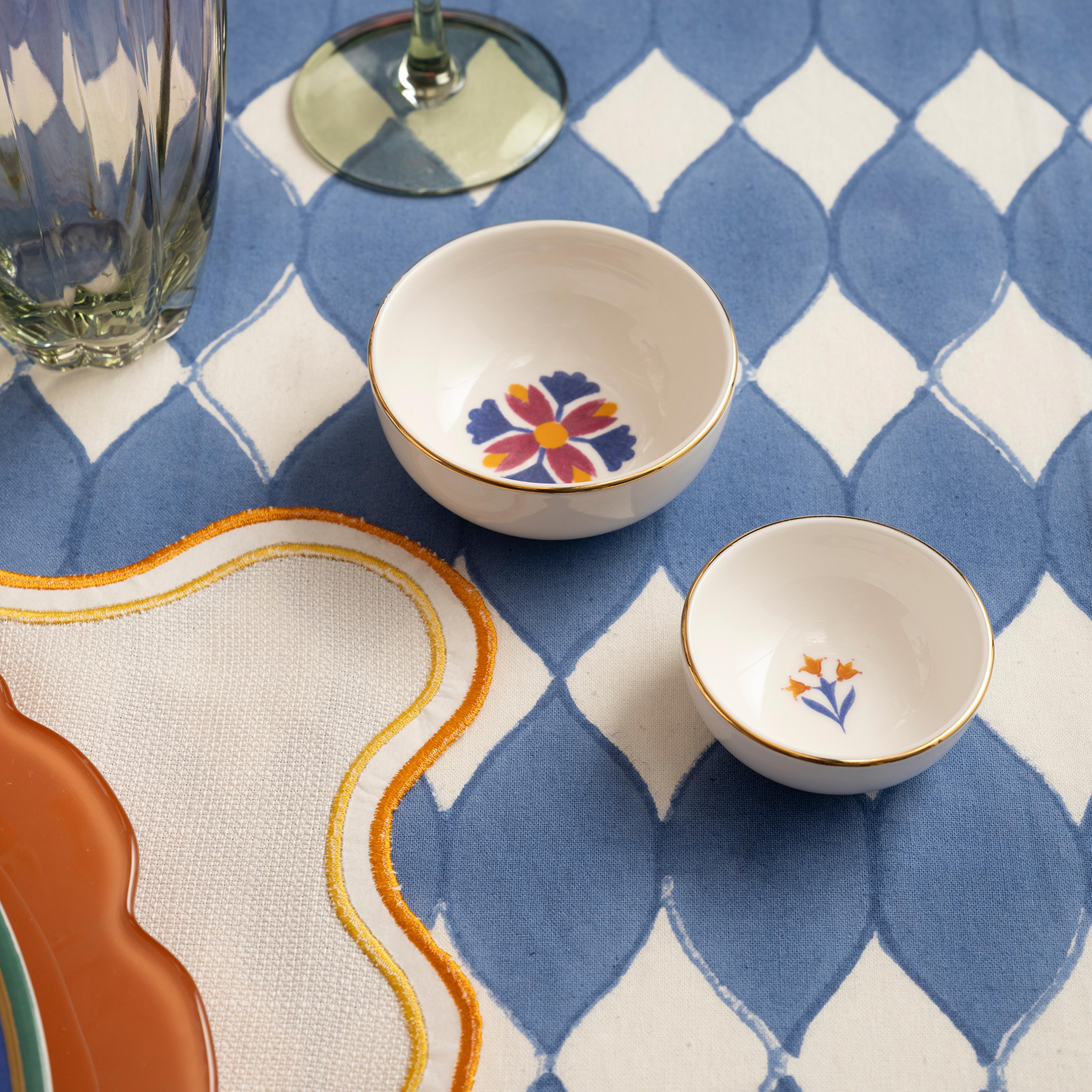 Gediz Porselen Kase 8 Cm Renkli