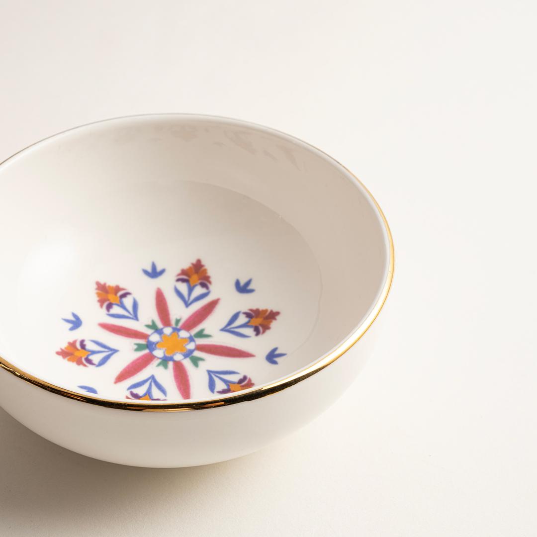 Gediz Porselen Kase 10 Cm Renkli