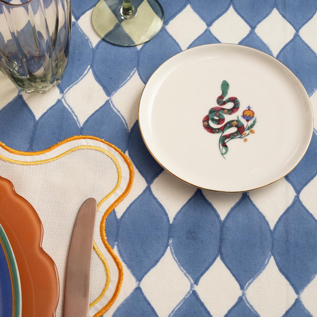 Gediz Porselen Tabak 15 Cm Renkli