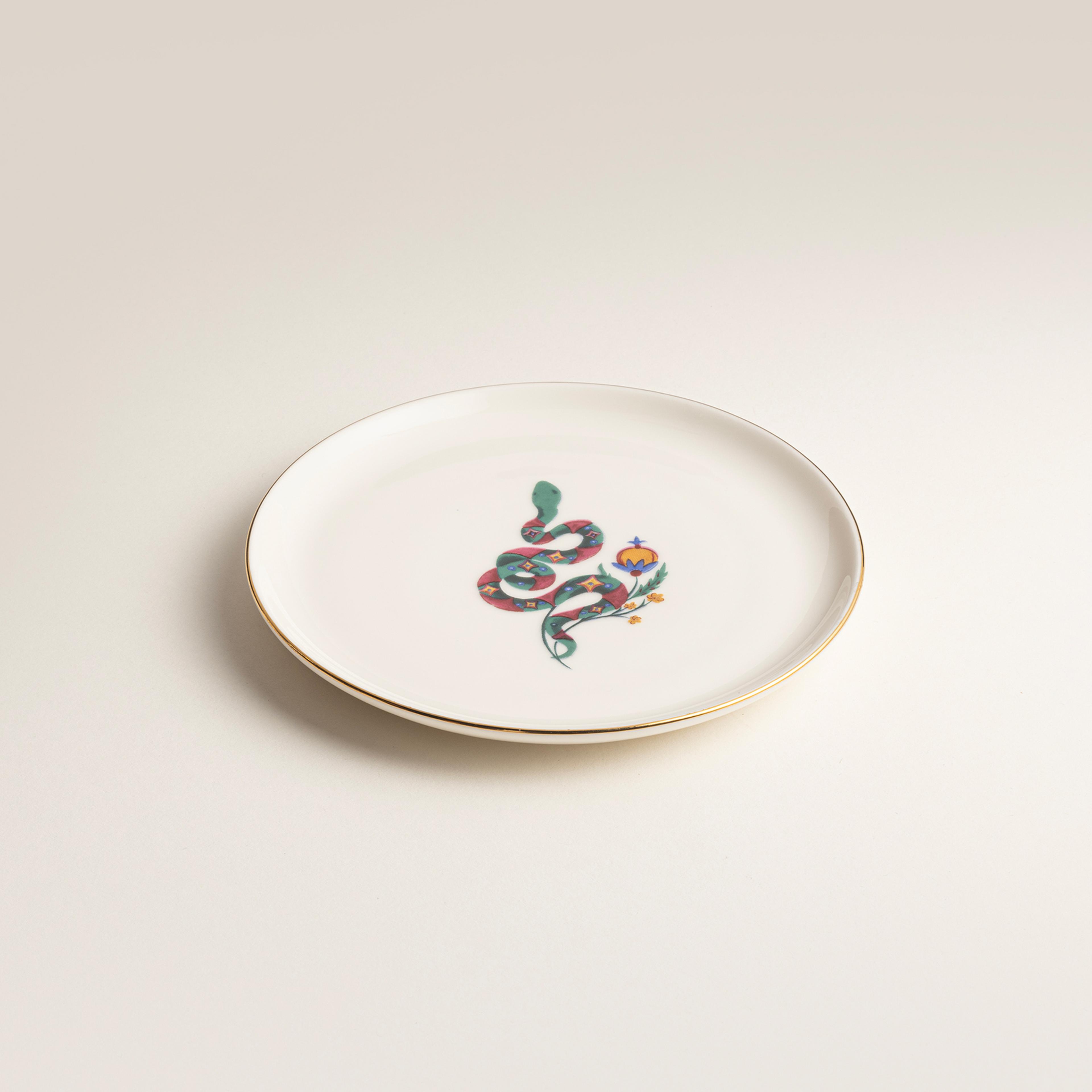 Gediz Porselen Tabak 15 Cm Renkli