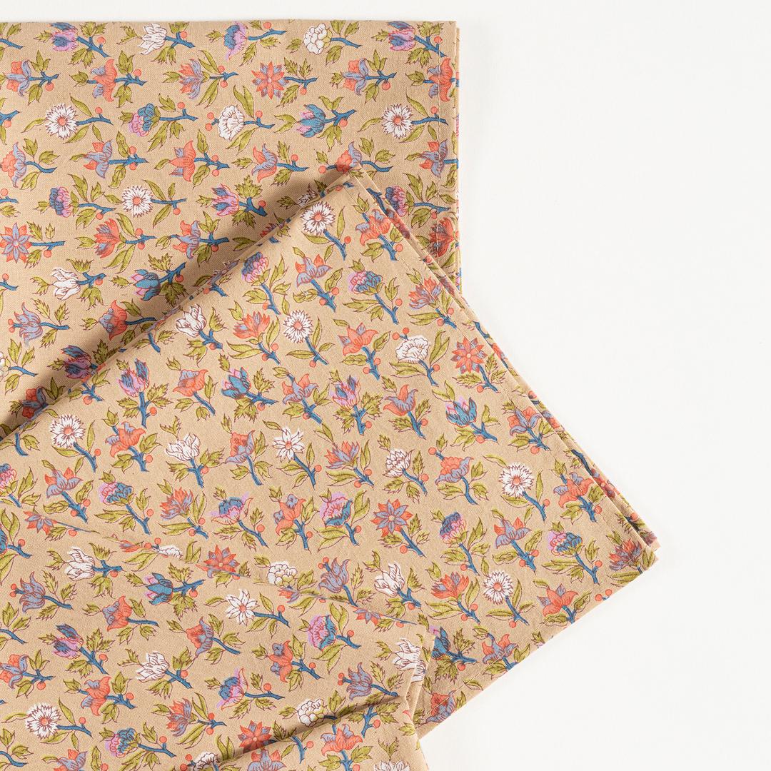 Gaya Baskılı 4'lü Pamuk %100 Pamuk Peçete 43x43 Cm Sarı