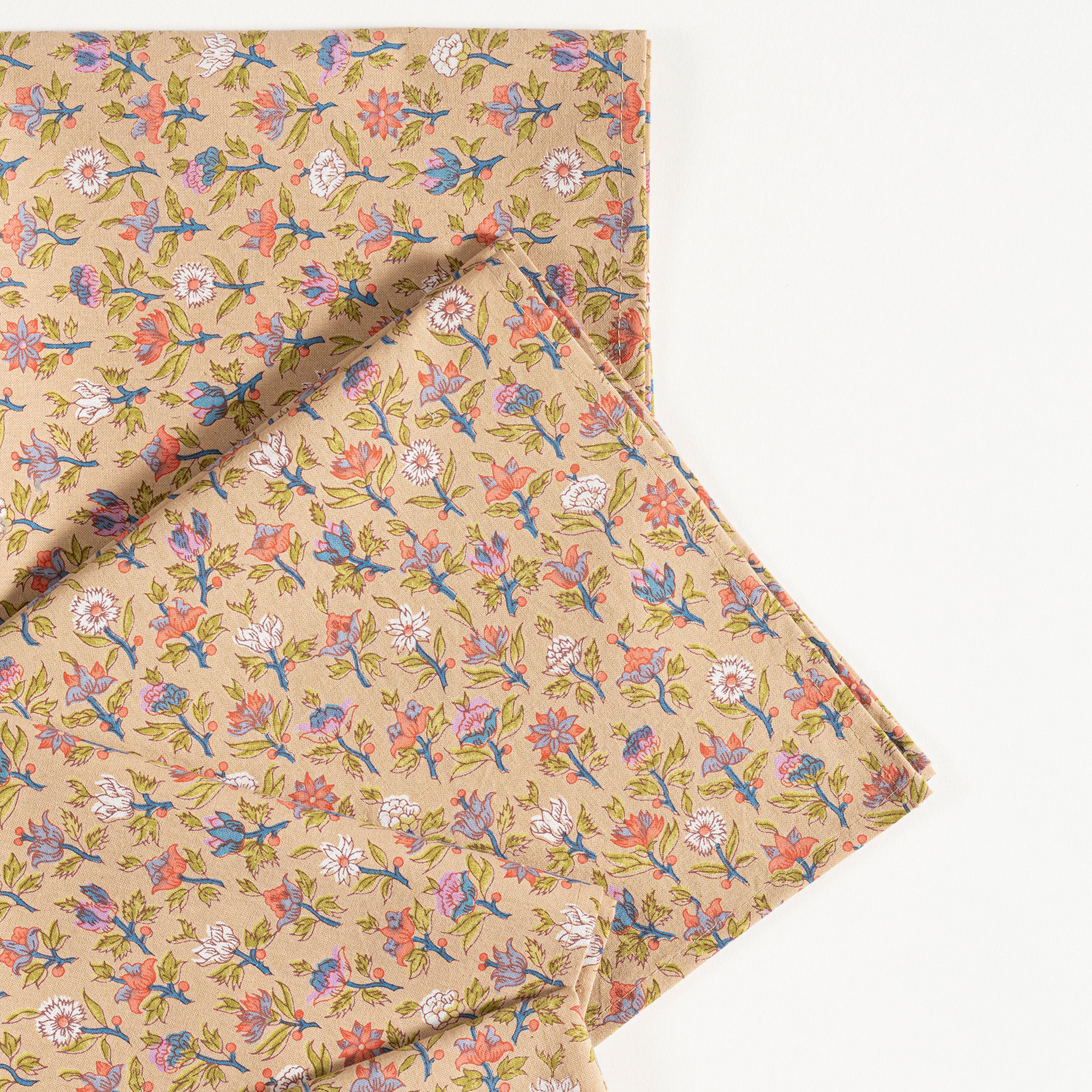 Gaya Baskılı 4'lü Pamuk %100 Pamuk Peçete 43x43 Cm Sarı