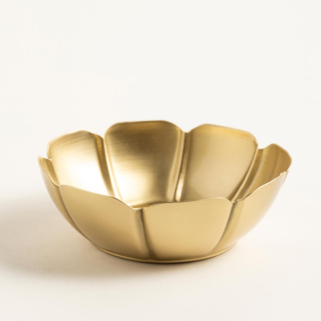 Emirgan Pirinç Kase 11.5 Cm Gold