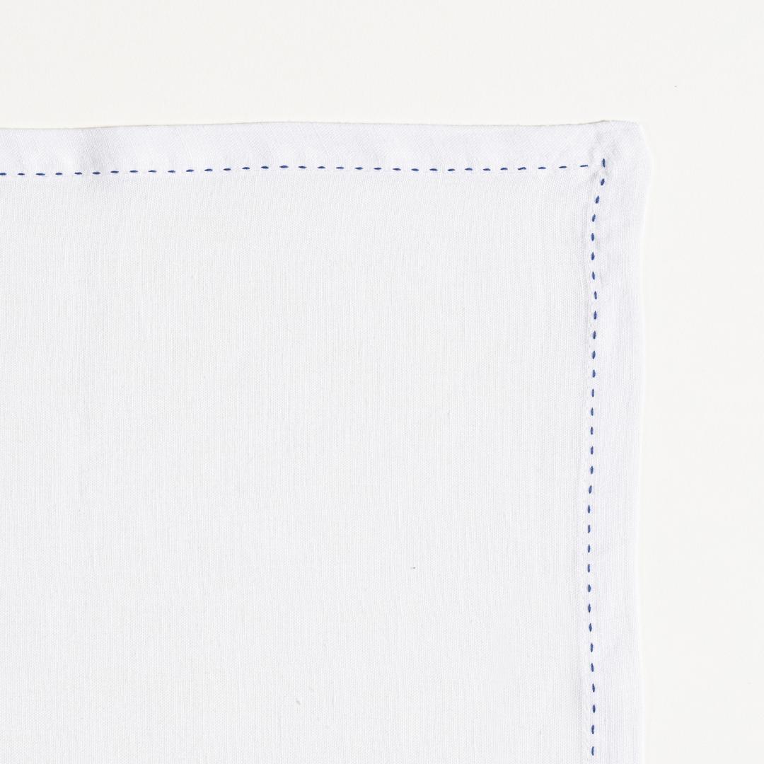 Nilüfer Ajurlu Keten %100 Keten Peçete 40x40 Cm Beyaz