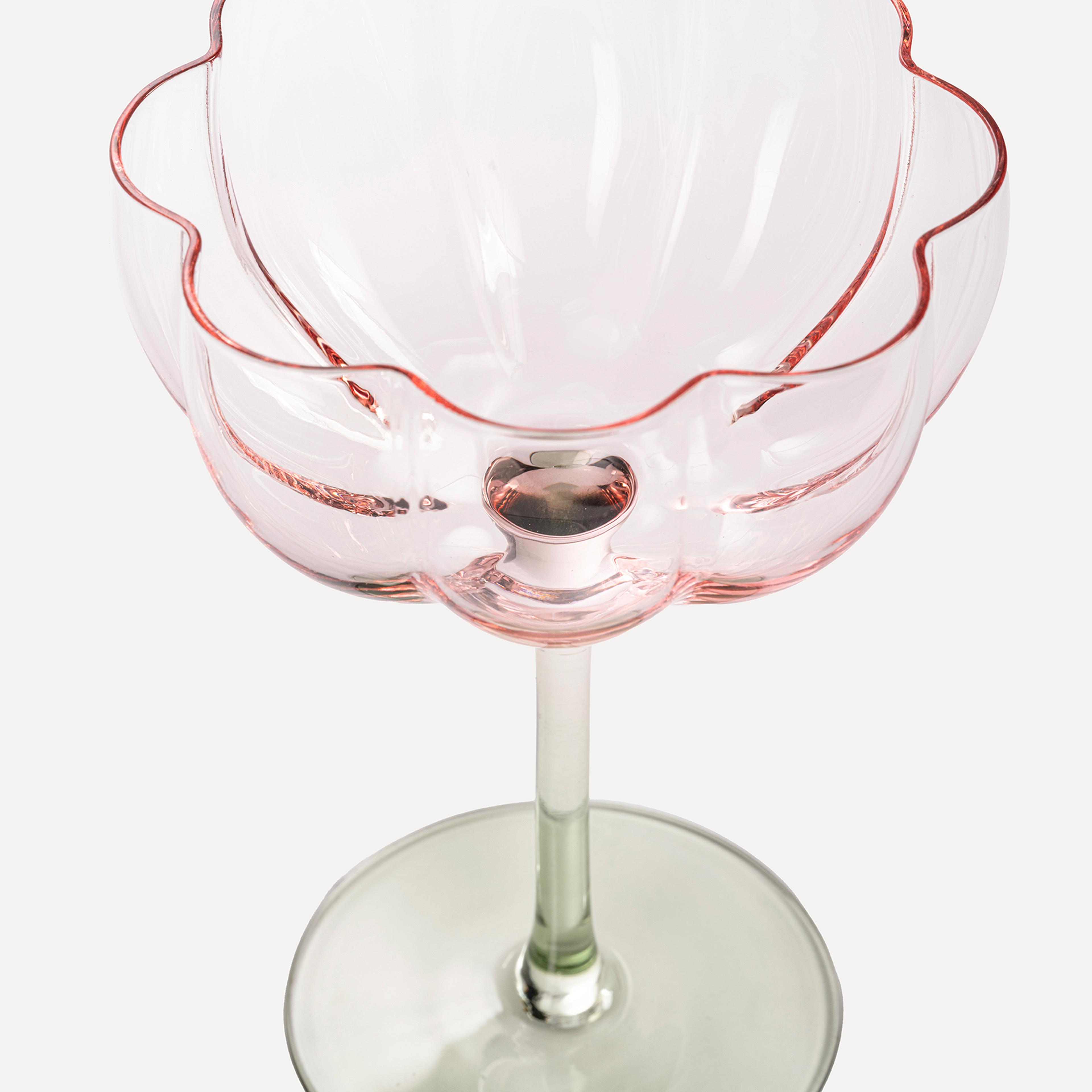 Loess Cam Kadeh 280 Ml Pembe