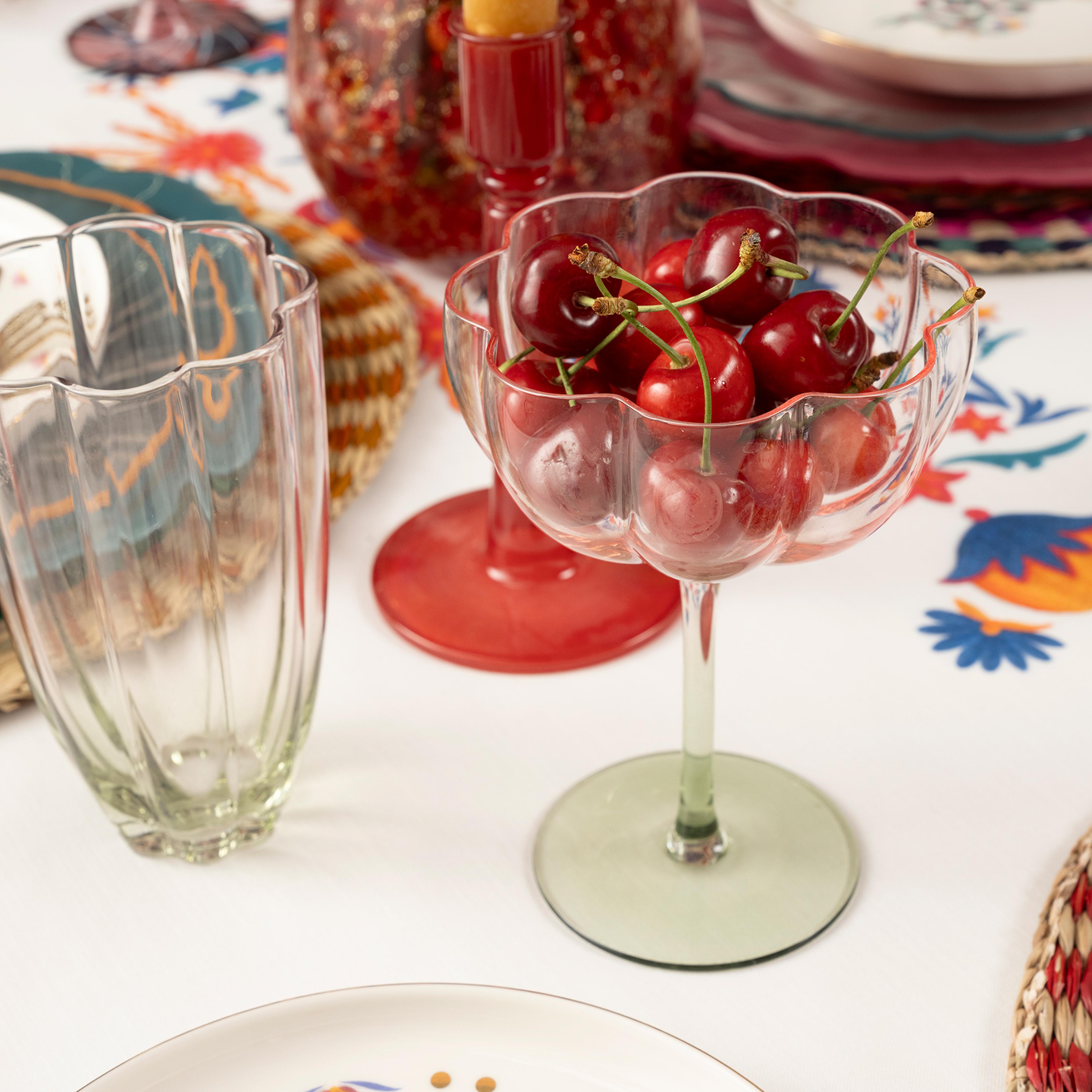 Loess Cam Kadeh 280 Ml Pembe