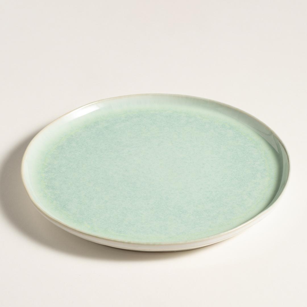 Fonte Stoneware Yemek Tabağı 26x26x2.5 Cm Yeşil